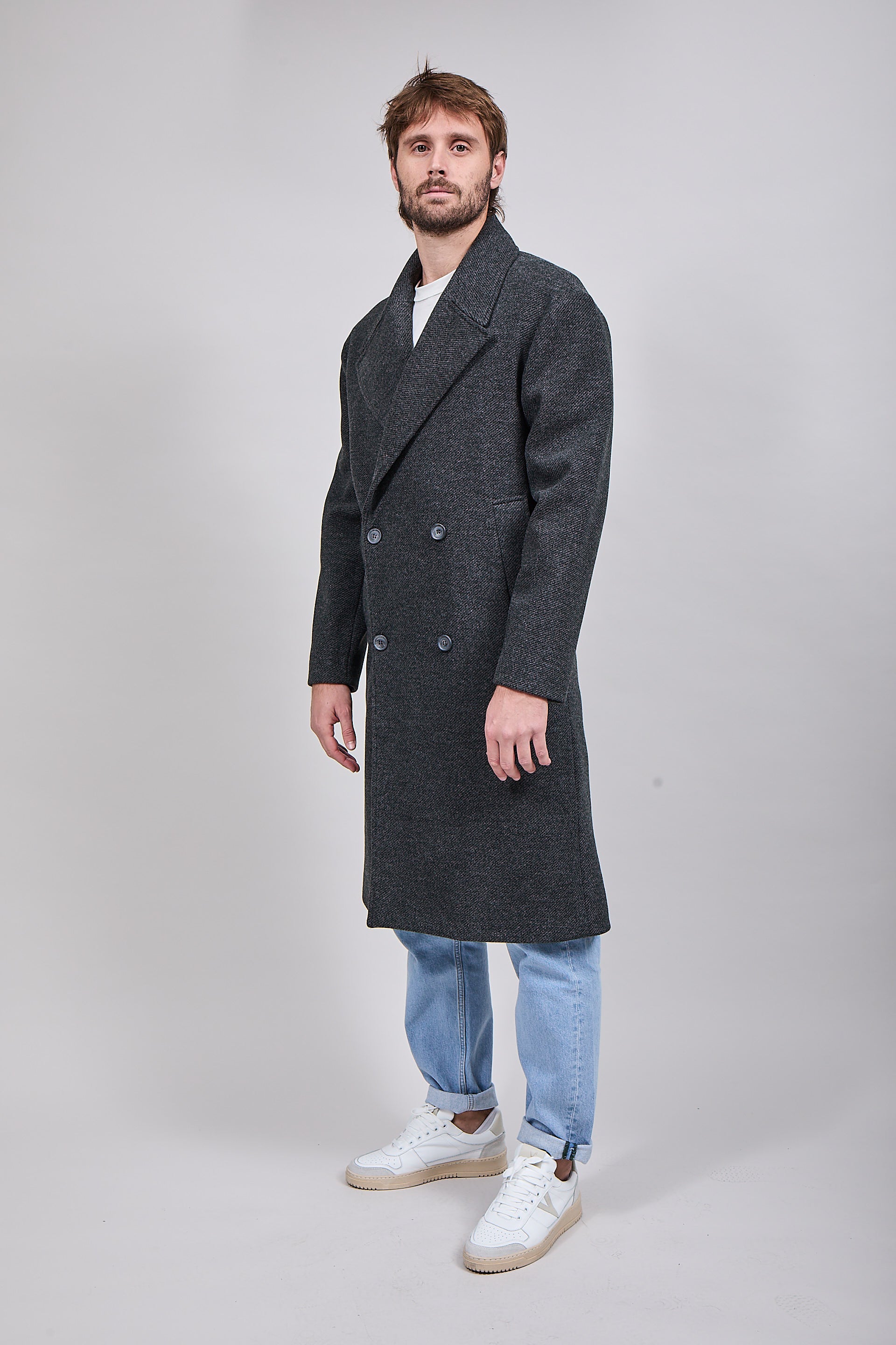 Cappotto Imperial Doppiopetto Grigio 993