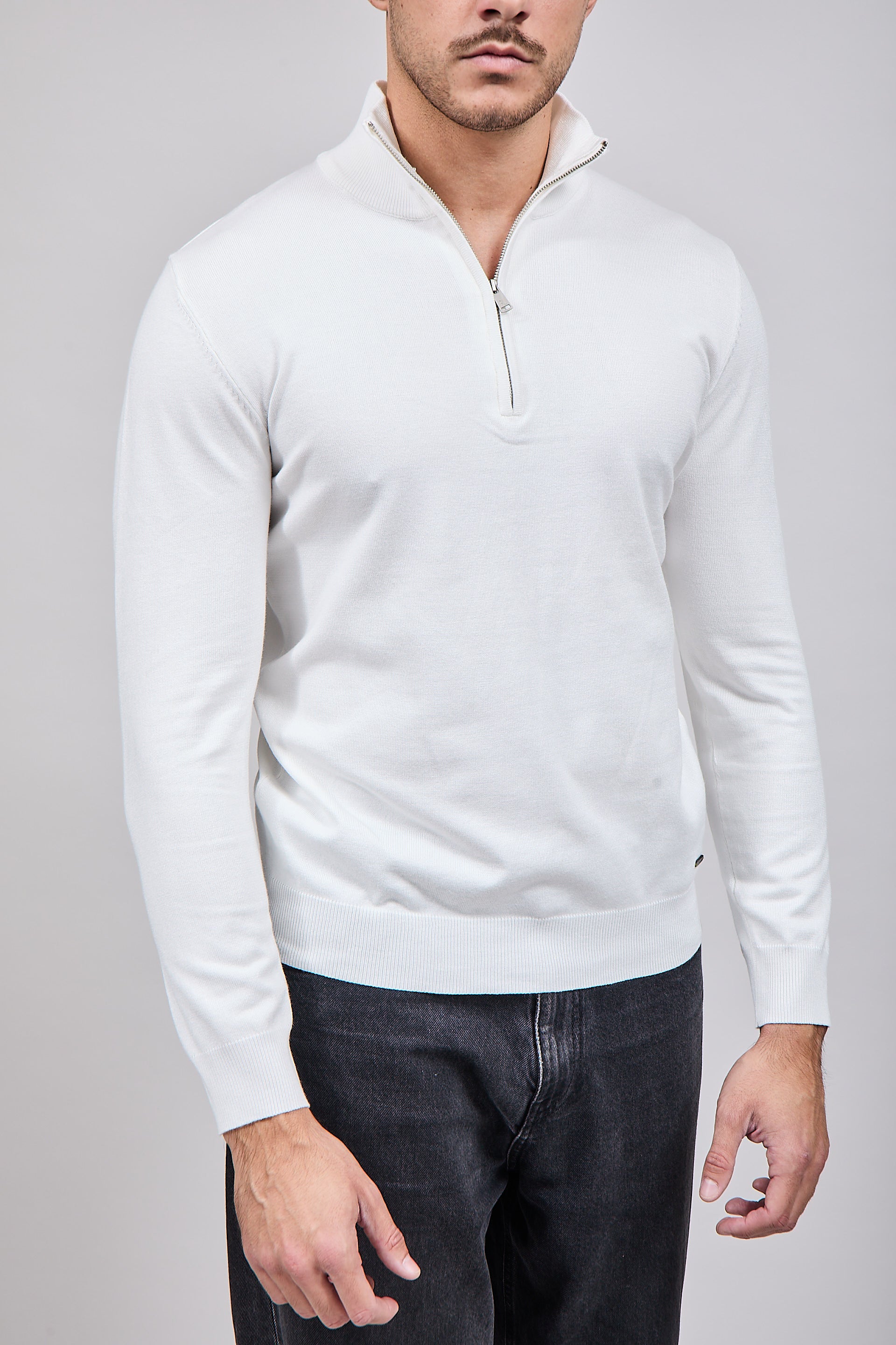 Lupetto Zip Gianni Lupo 35136 Panna