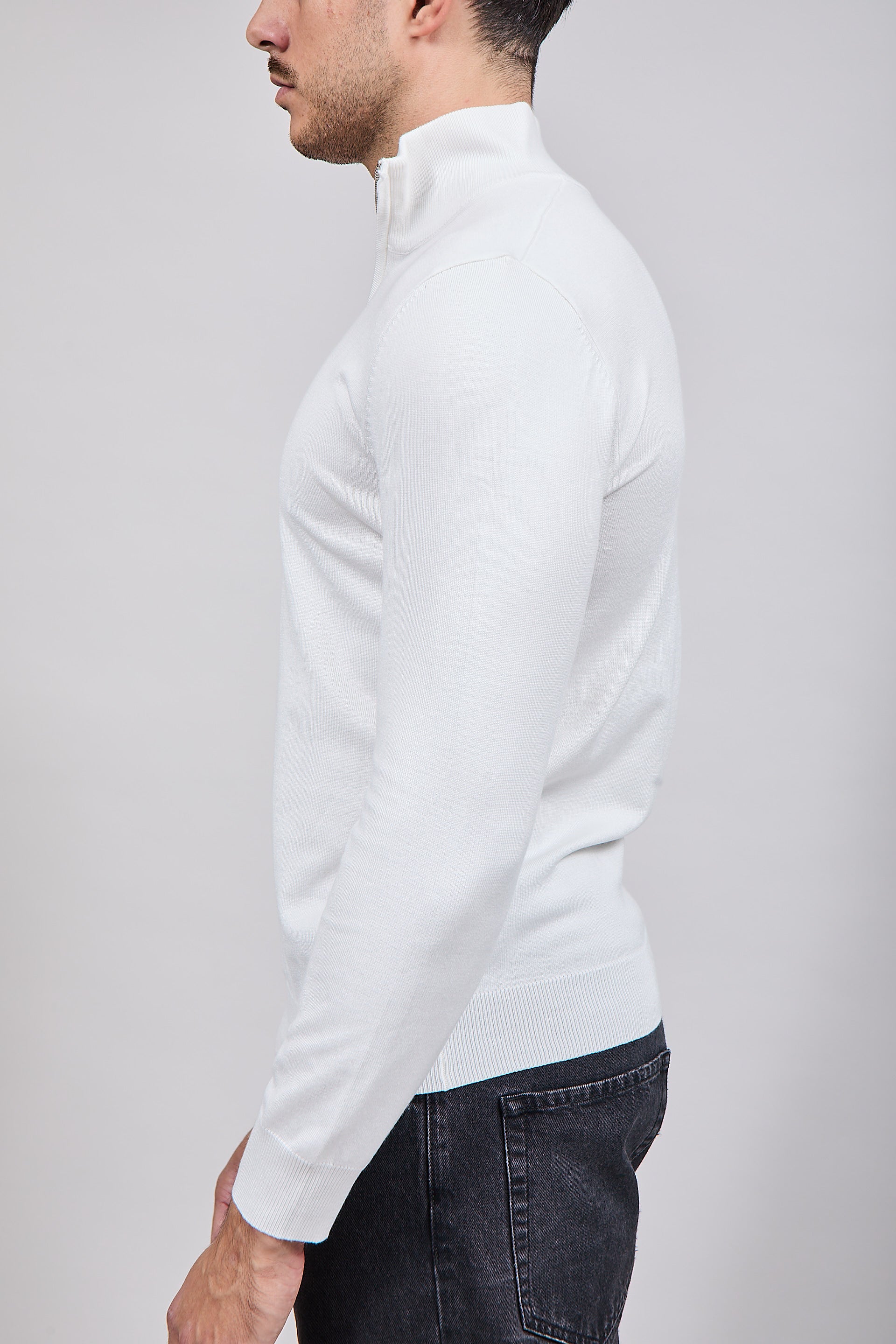 Lupetto Zip Gianni Lupo 35136 Panna