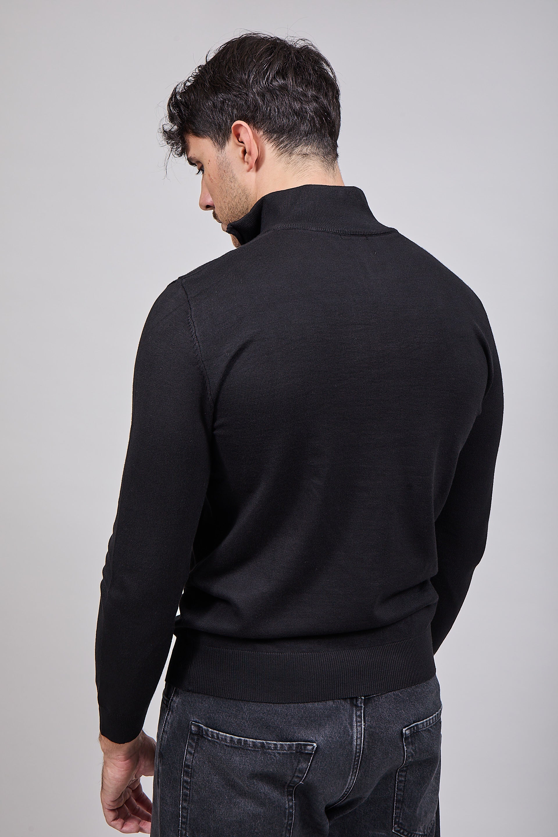 Lupetto Zip Gianni Lupo 35136 Black