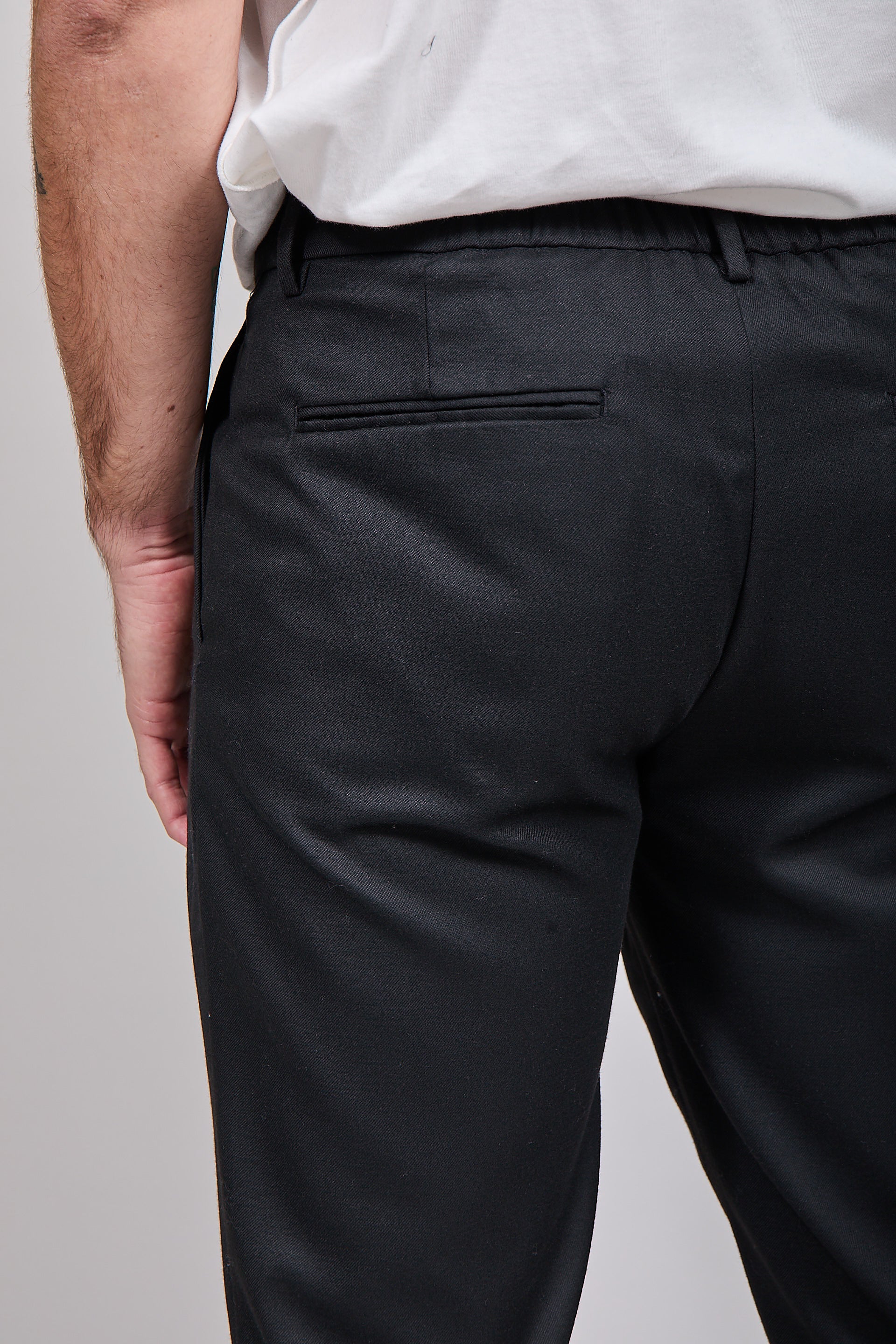 Pantalone Over-D Pince Nero P29