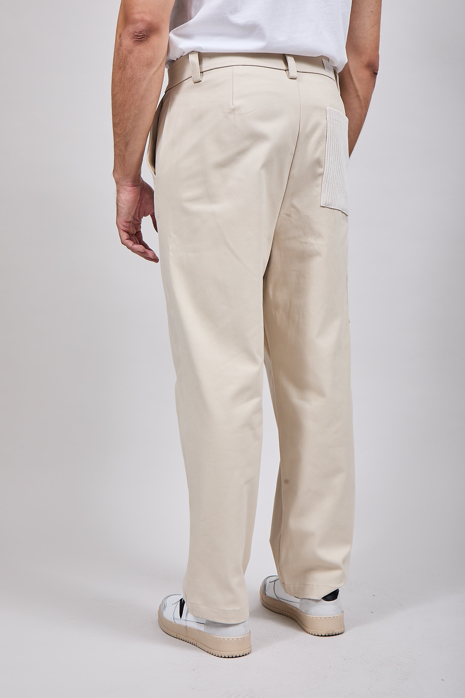 Pantalone Block Eleven Toppa Velluto Beige 264
