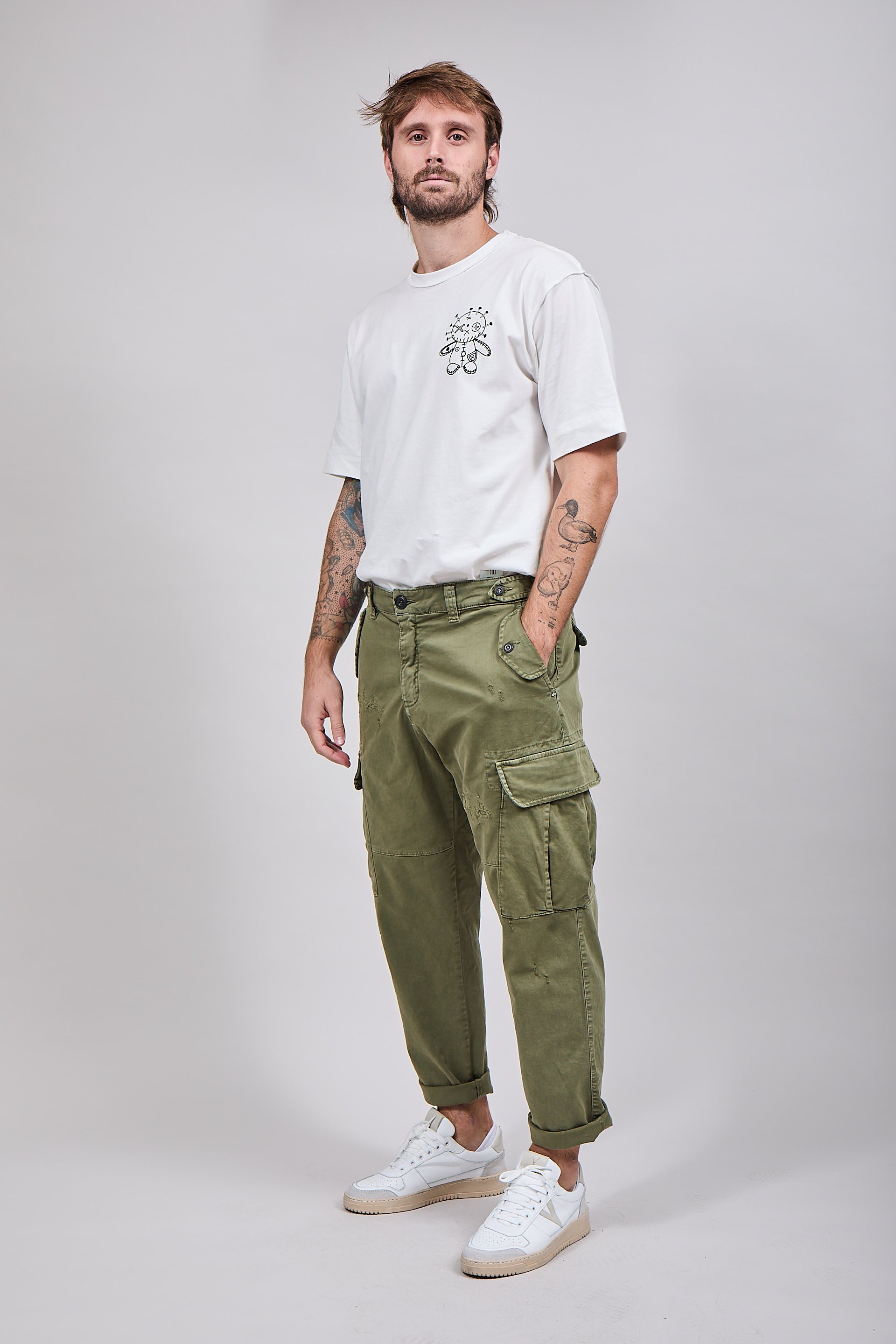 Pantalone Berna cargo 49 Verde