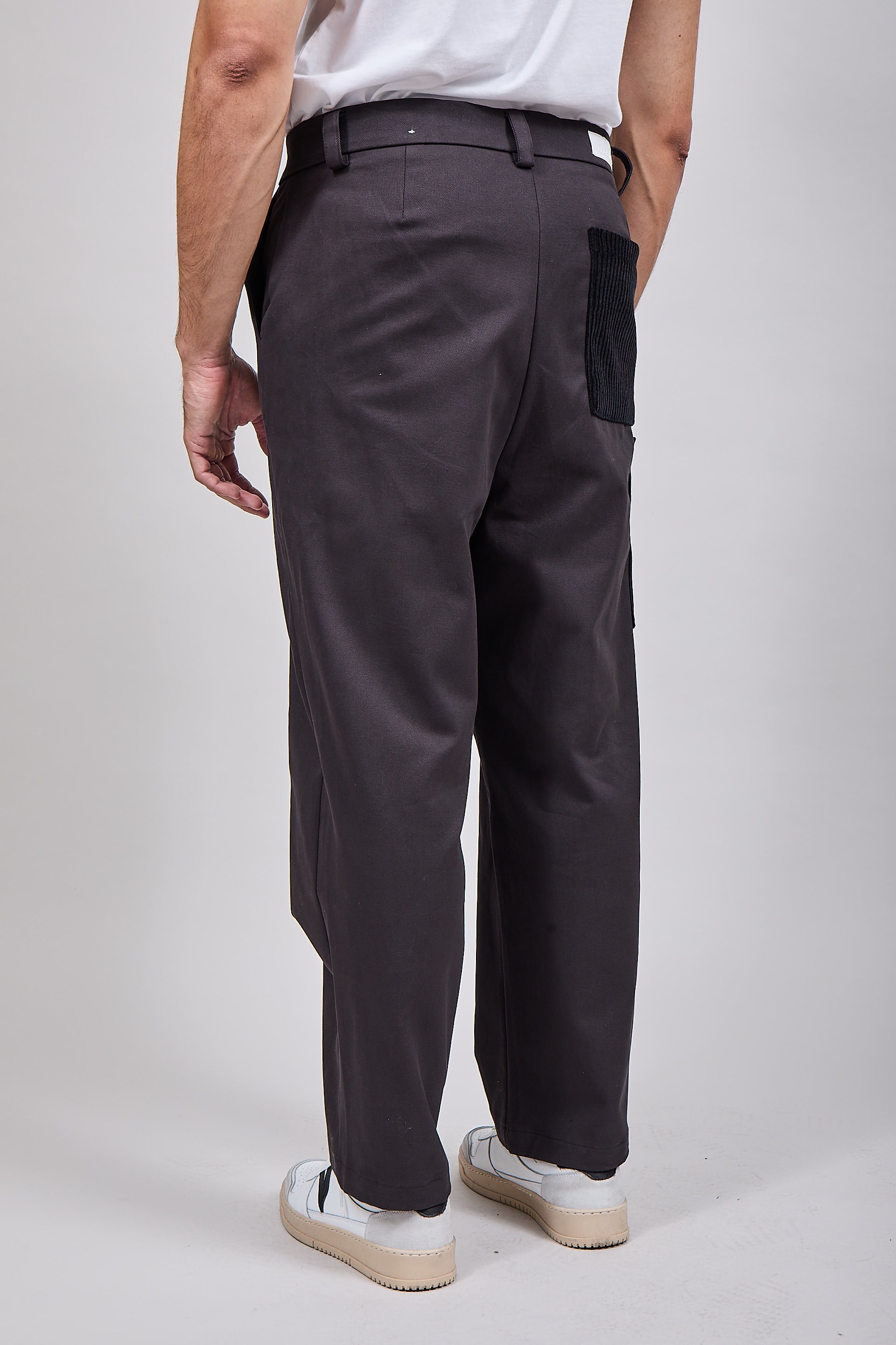 Pantalone Block Eleven Toppa Velluto Nero 264