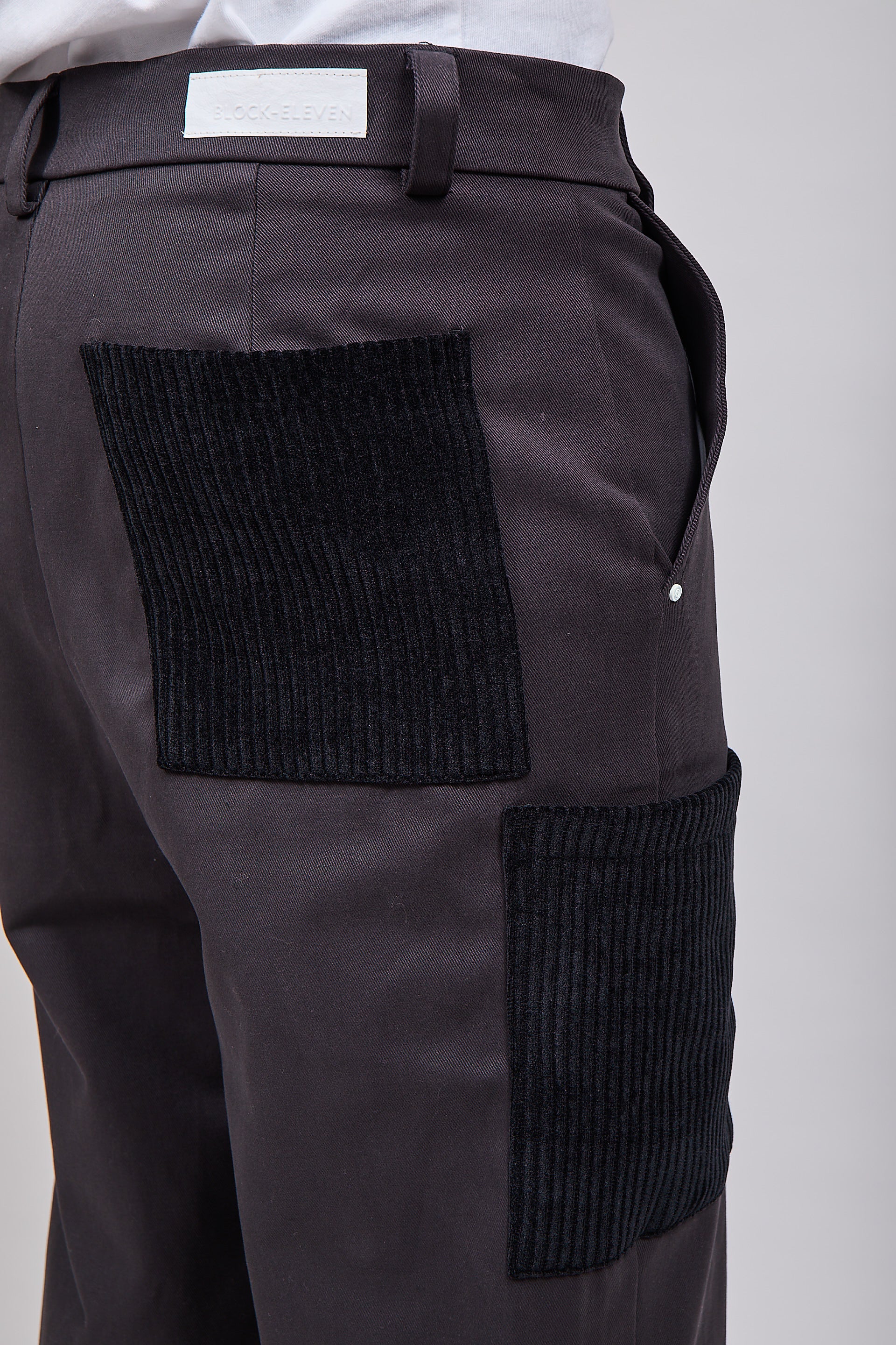 Pantalone Block Eleven Toppa Velluto Nero 264