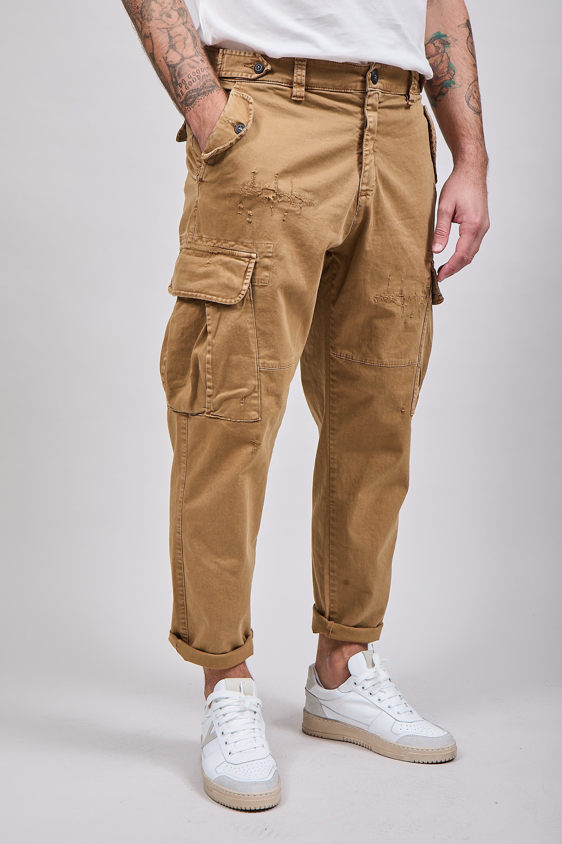 Pantalone Berna cargo 49 Cammello