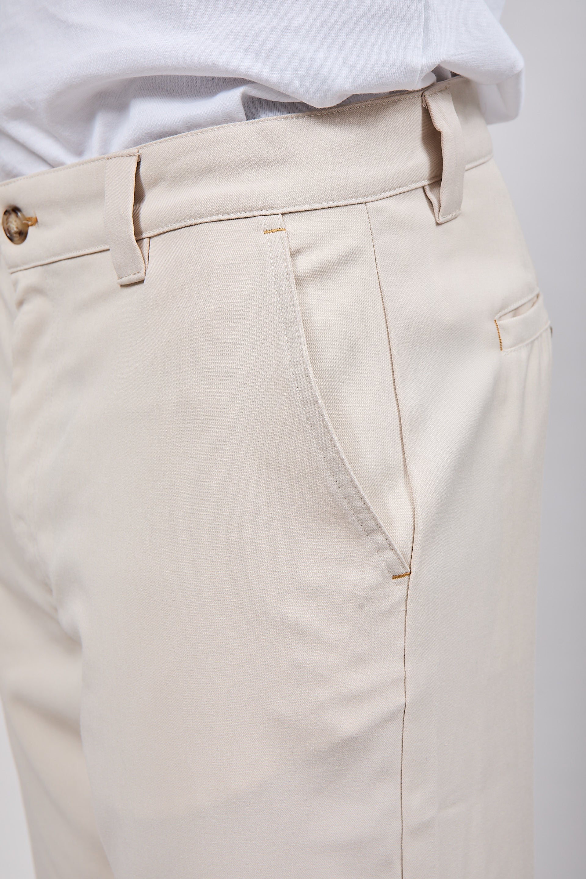 Pantalone Block Eleven Palazzo Crema 001