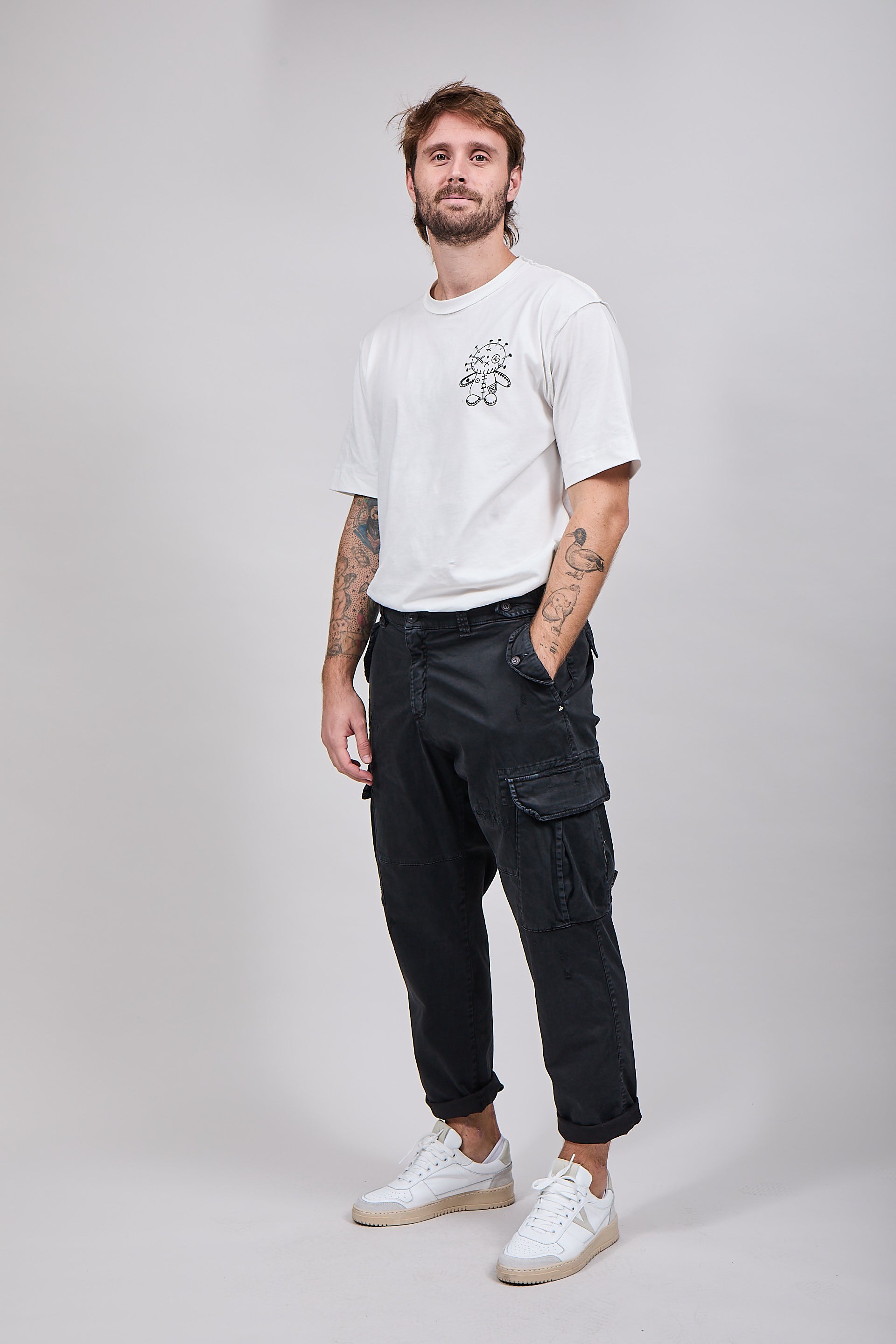 Pantalone Berna cargo 49 Nero