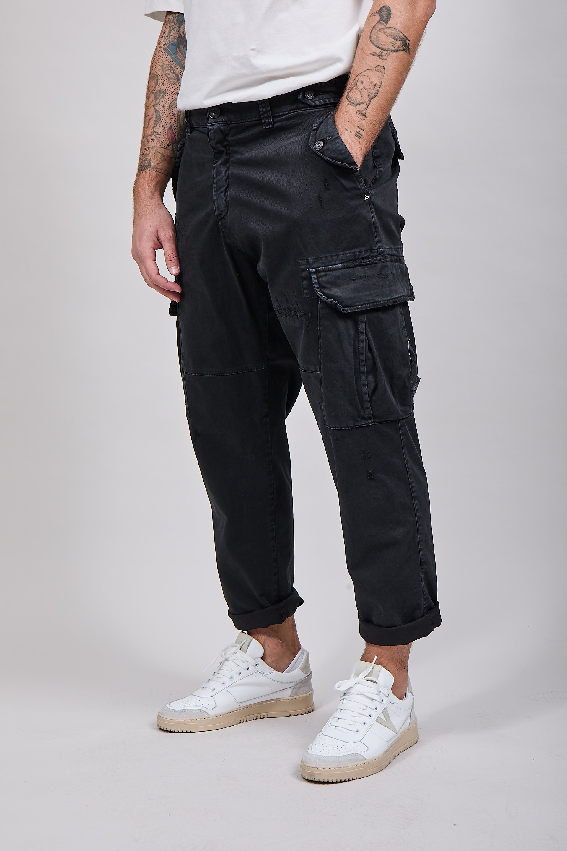 Pantalone Berna cargo 49 Nero