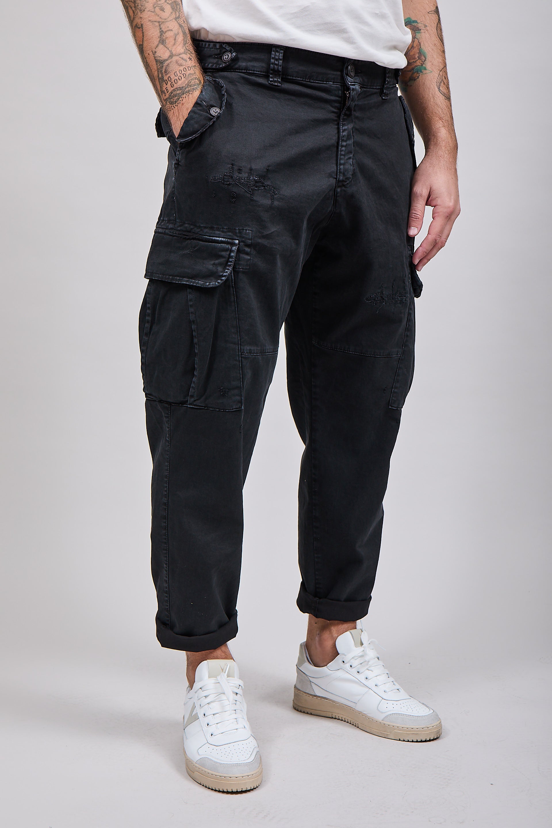 Pantalone Berna cargo 49 Nero