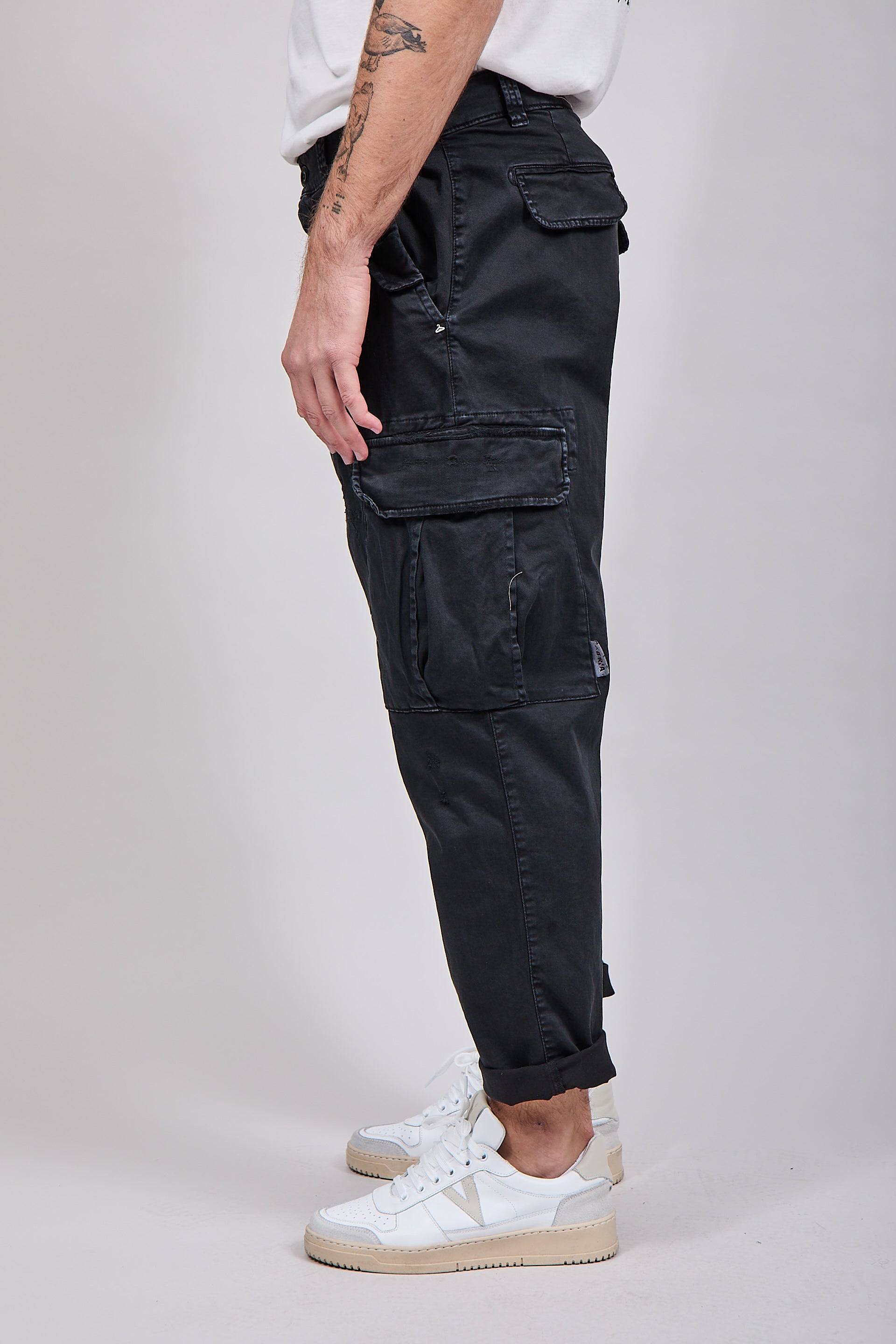 Pantalone Berna cargo 49 Nero