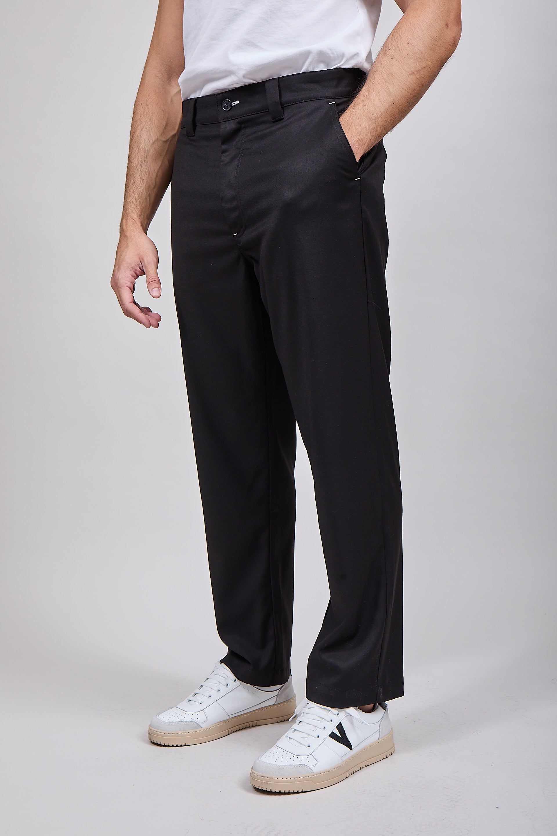 Pantalone Block Eleven Palazzo Nero 001