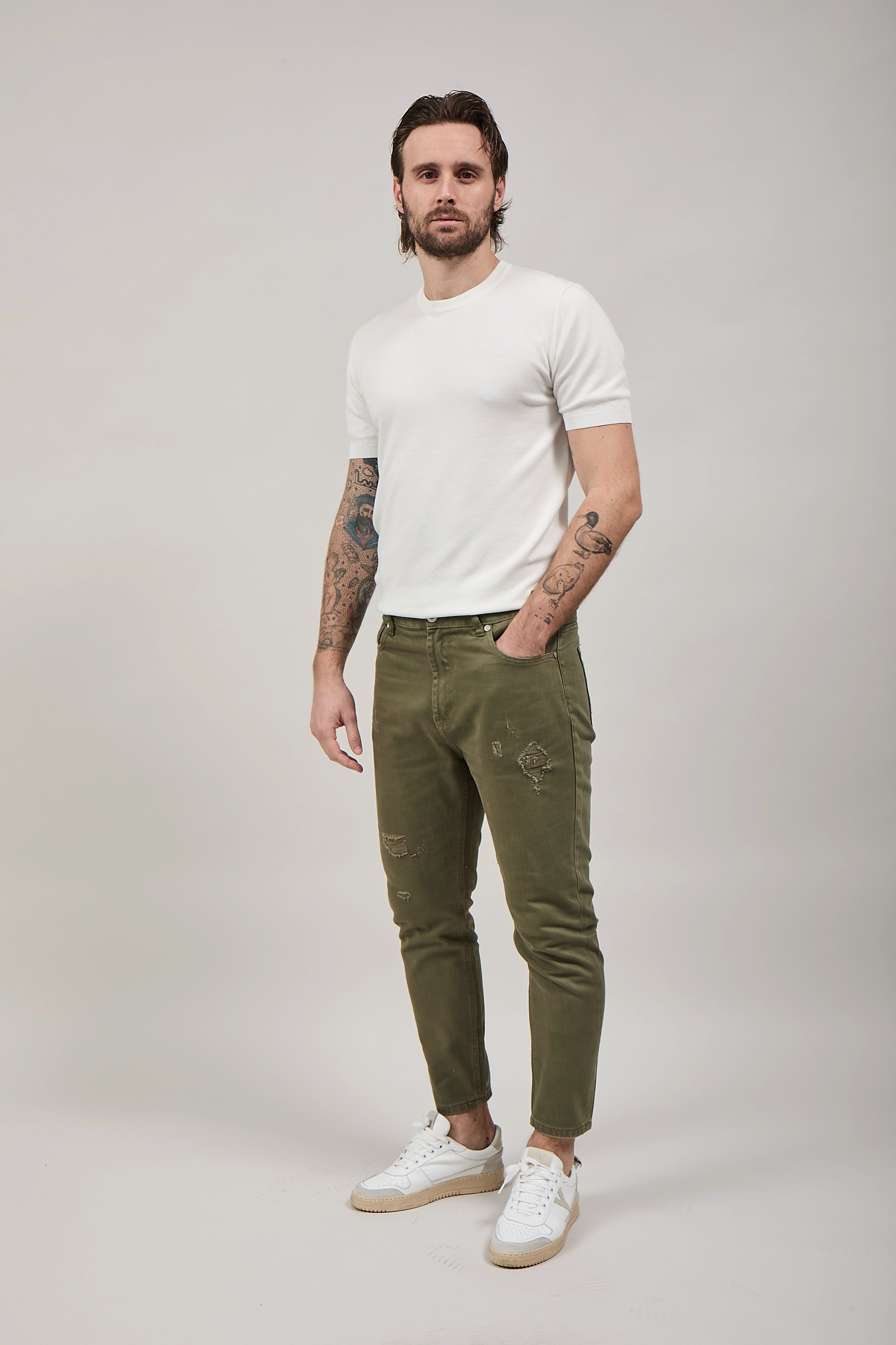 Jeans Gianni Lupo Verde 2536