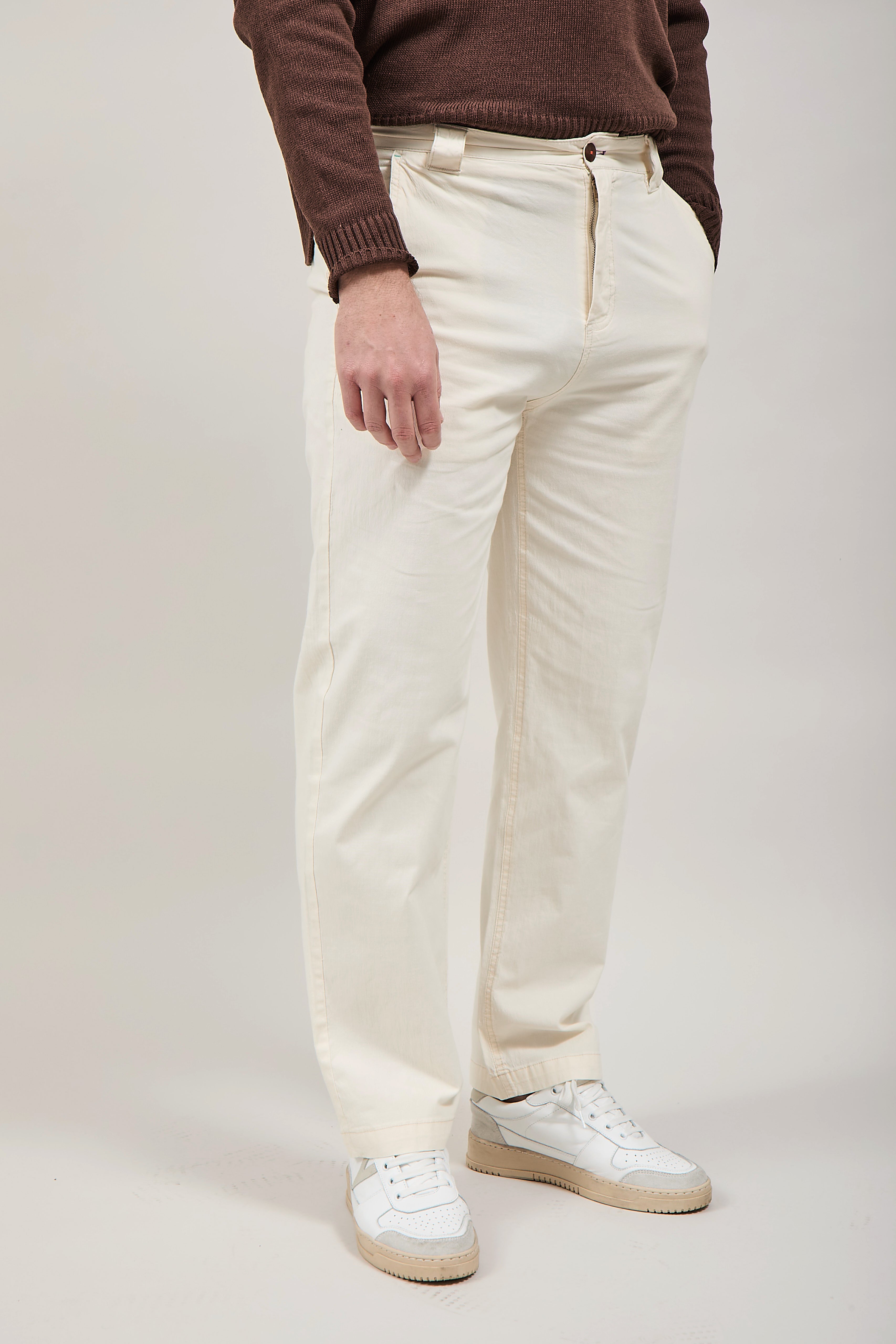 Pantalone Berna Lino Panna 1283