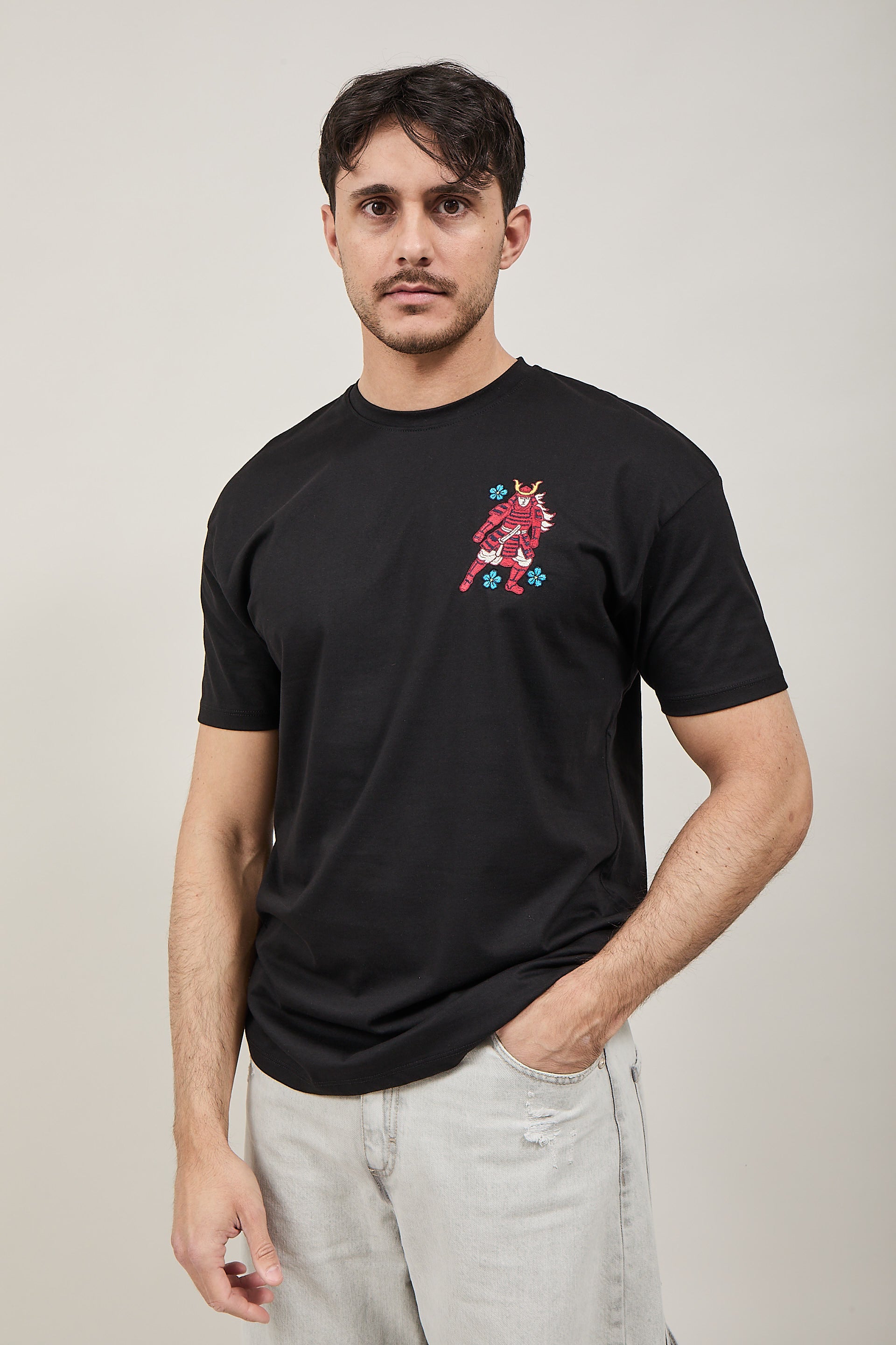 T-shirt V2 Samurai Nera