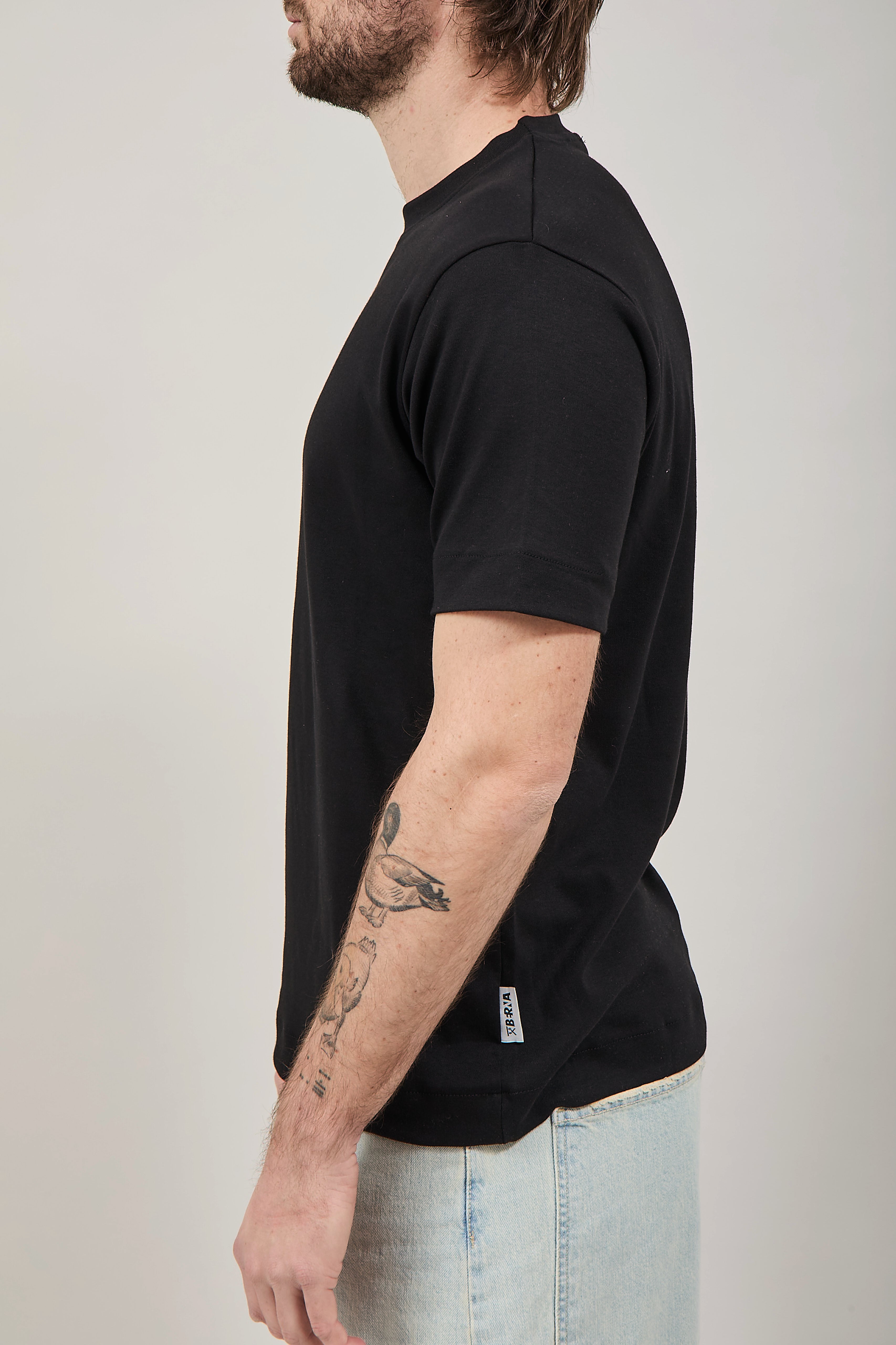 T-shirt Berna Interlock Nera