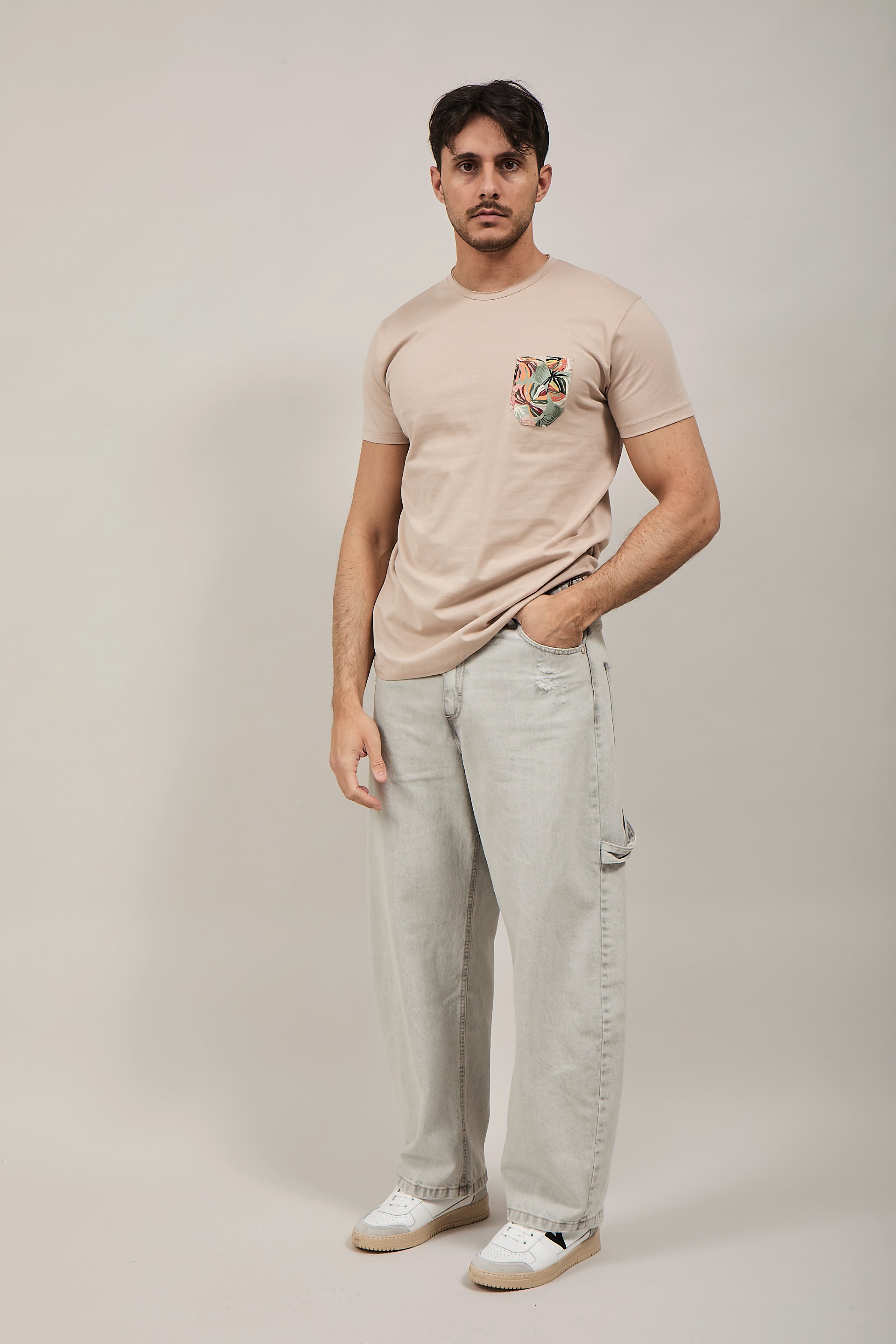 T-shirt V2 Taschino Beige BE7