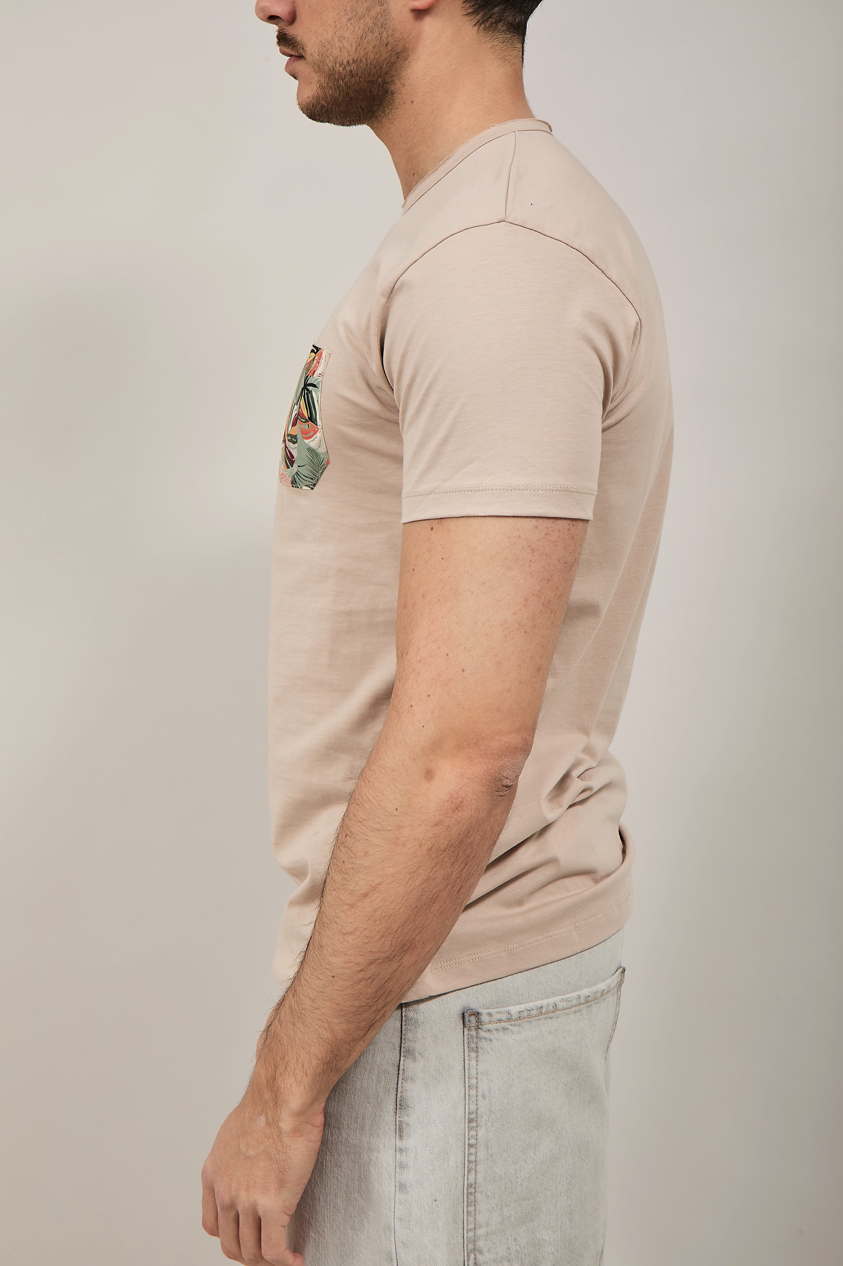 T-shirt V2 Taschino Beige BE7
