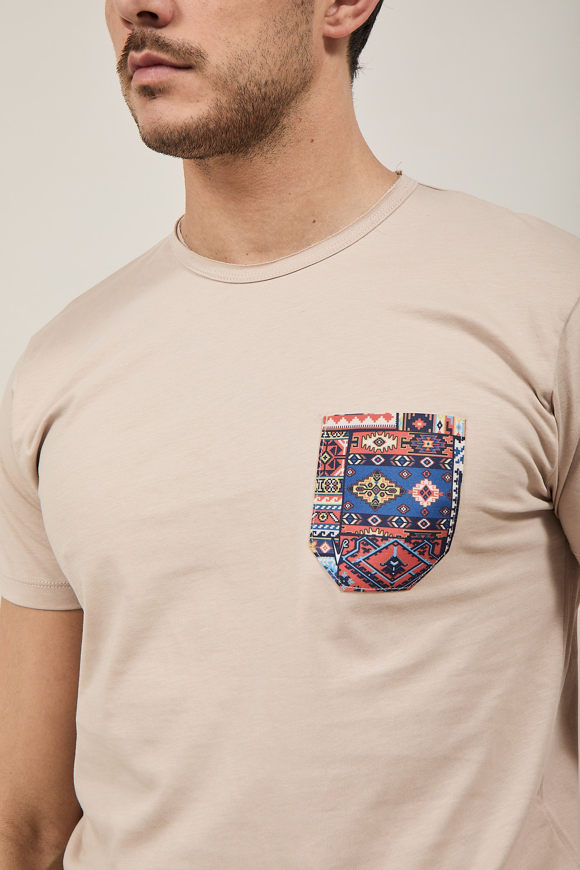 T-shirt V2 Taschino Beige BE8