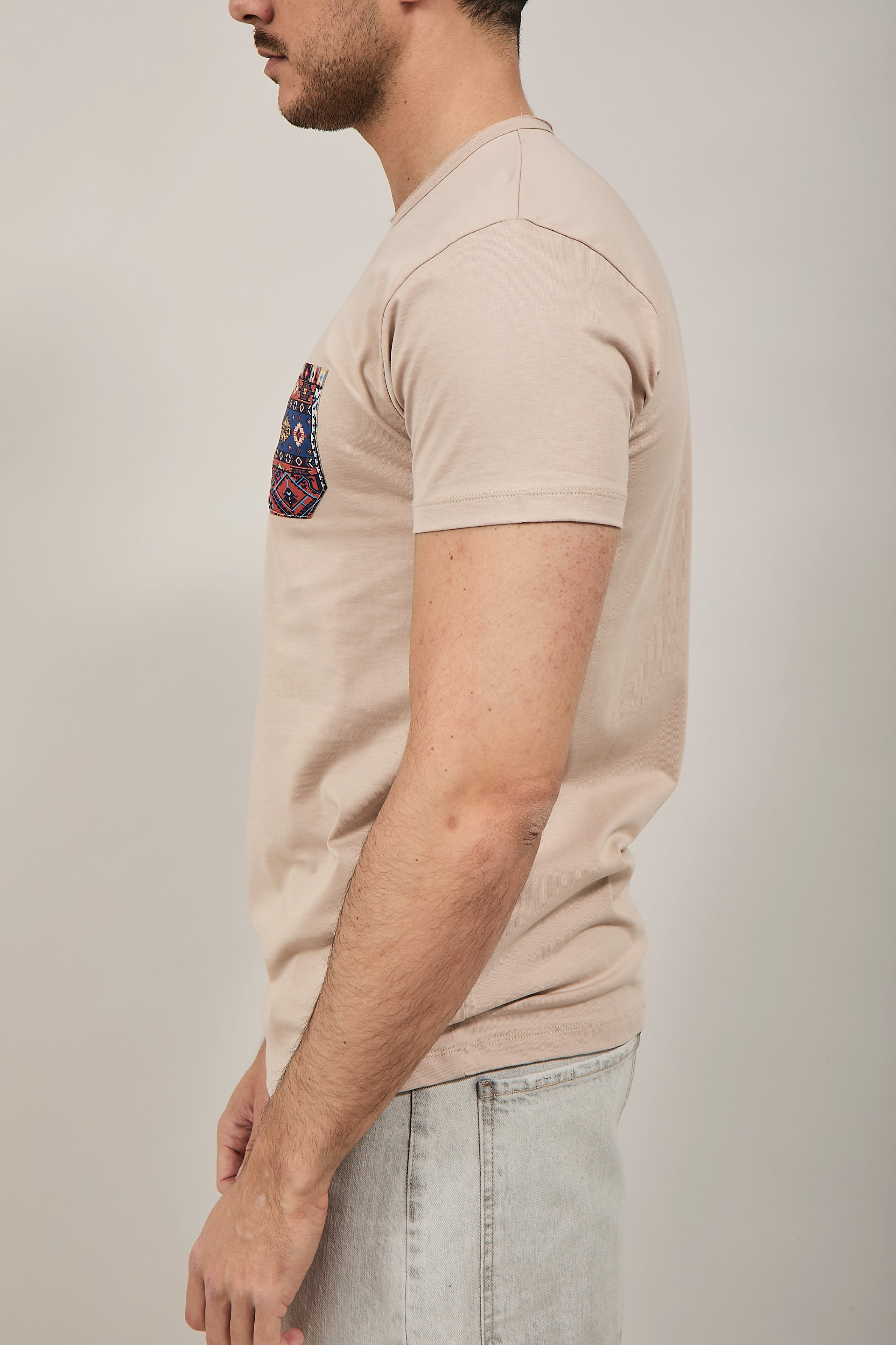 T-shirt V2 Taschino Beige BE8