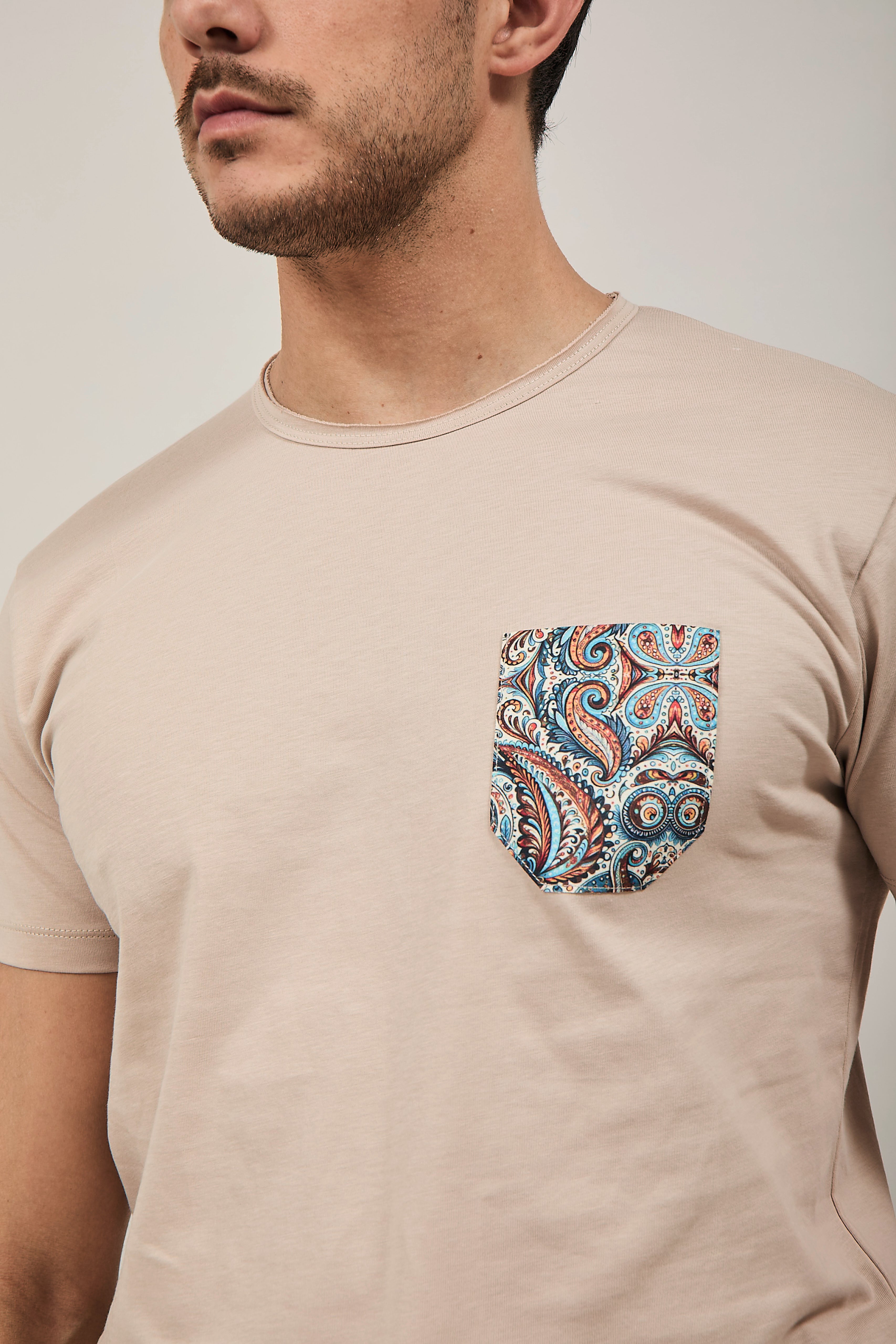 T-shirt V2 Taschino Beige BE5