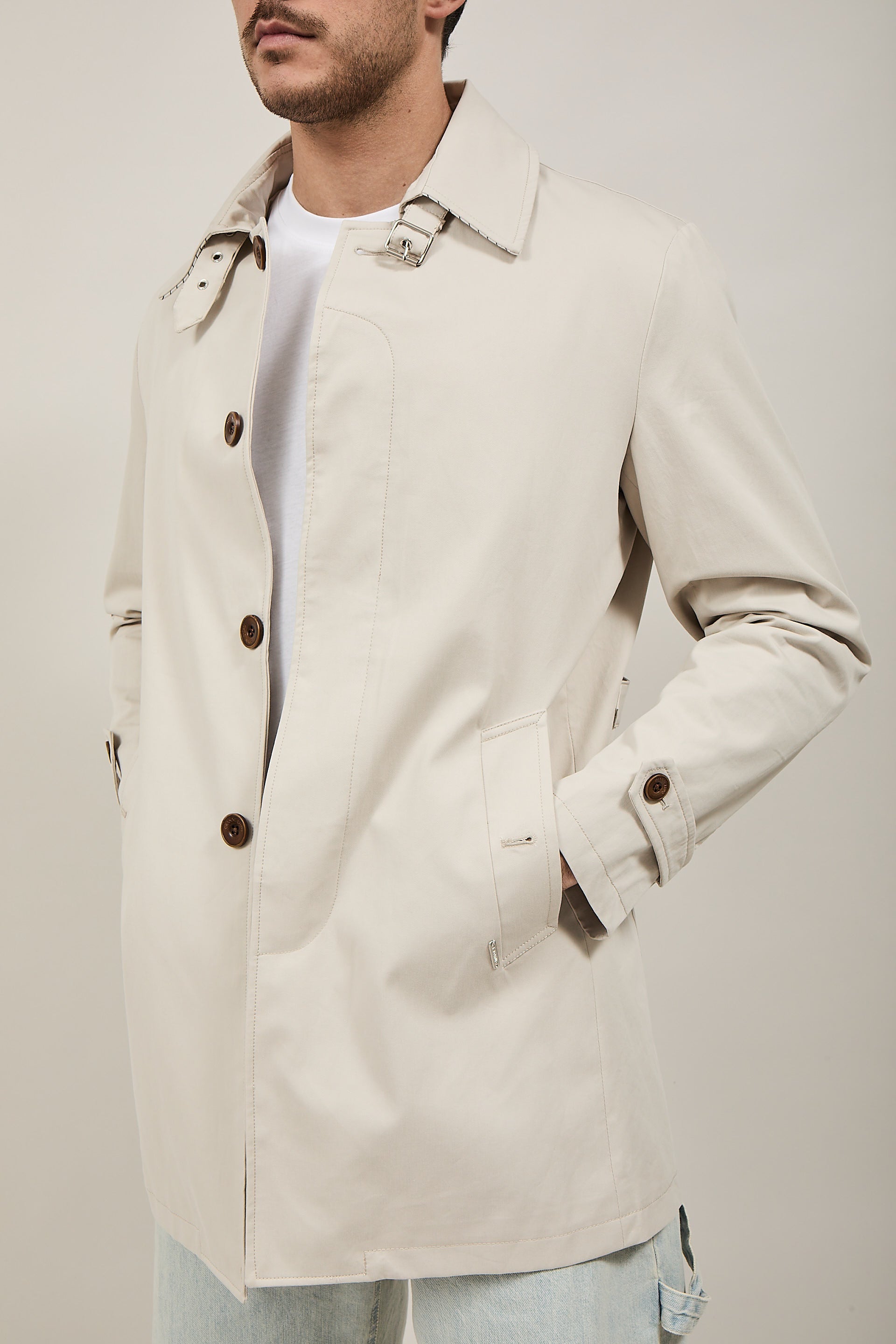 Trench Gianni Lupo Avorio 9806