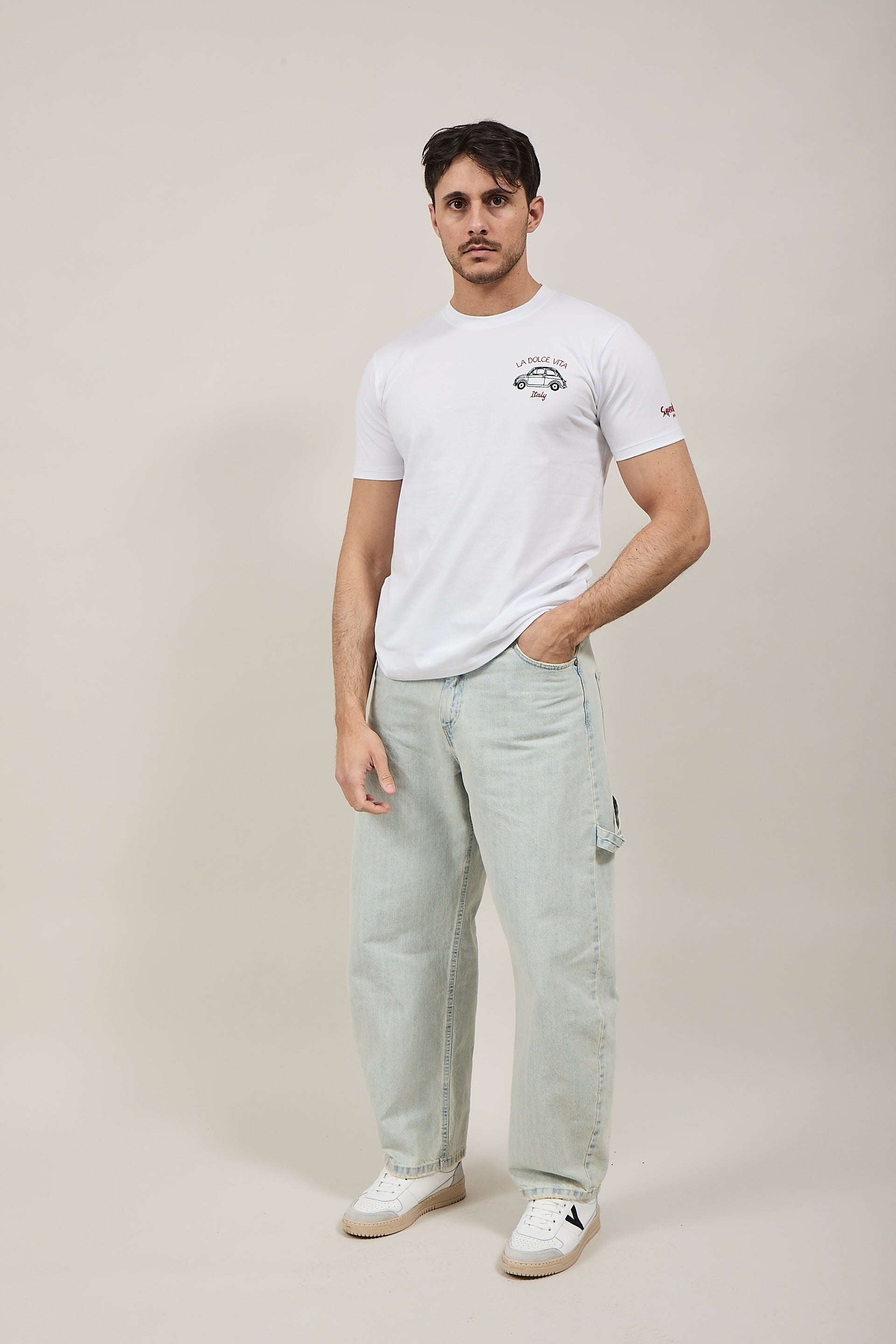 T-shirt Superculture Bianca A1877