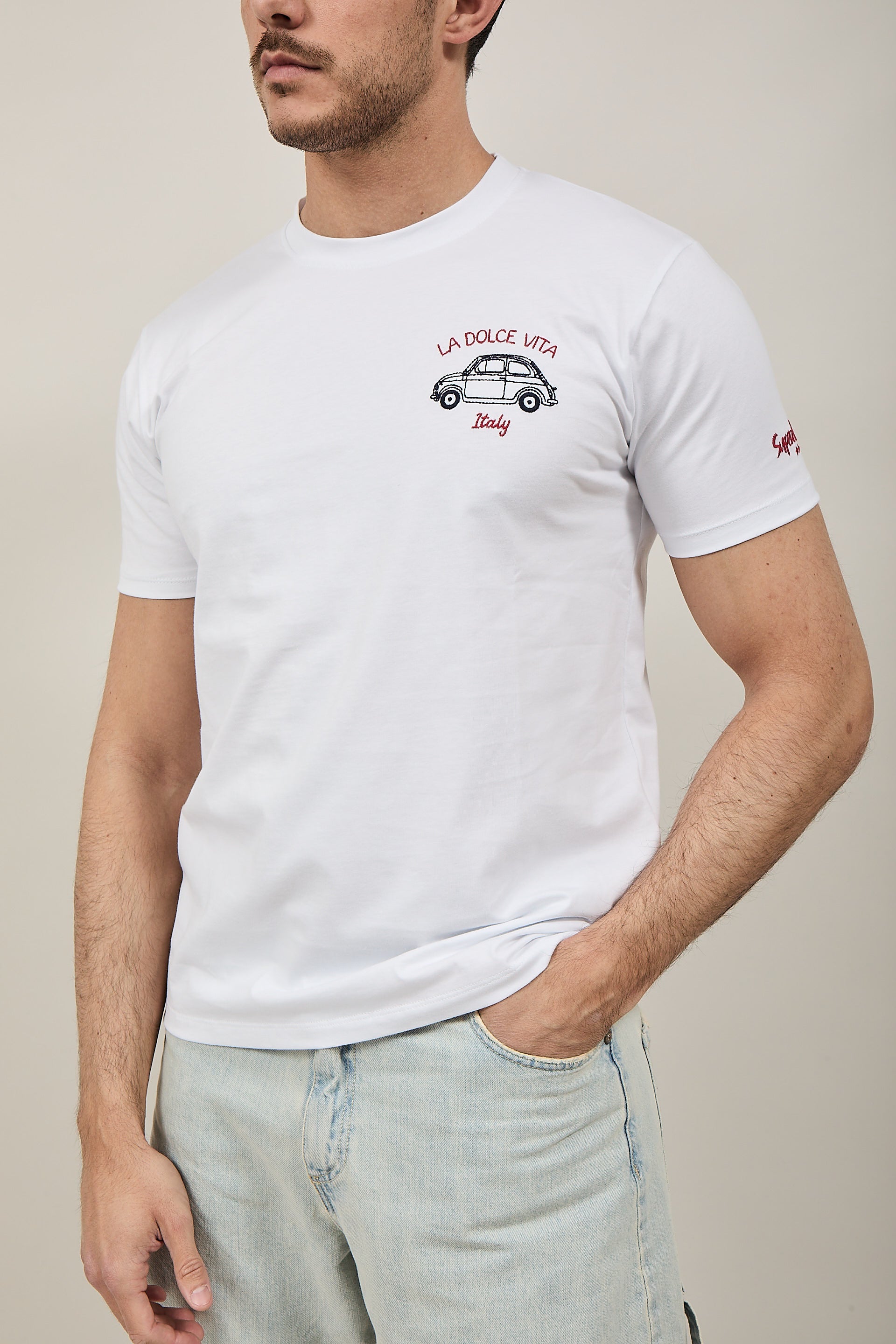 T-shirt Superculture Bianca A1877