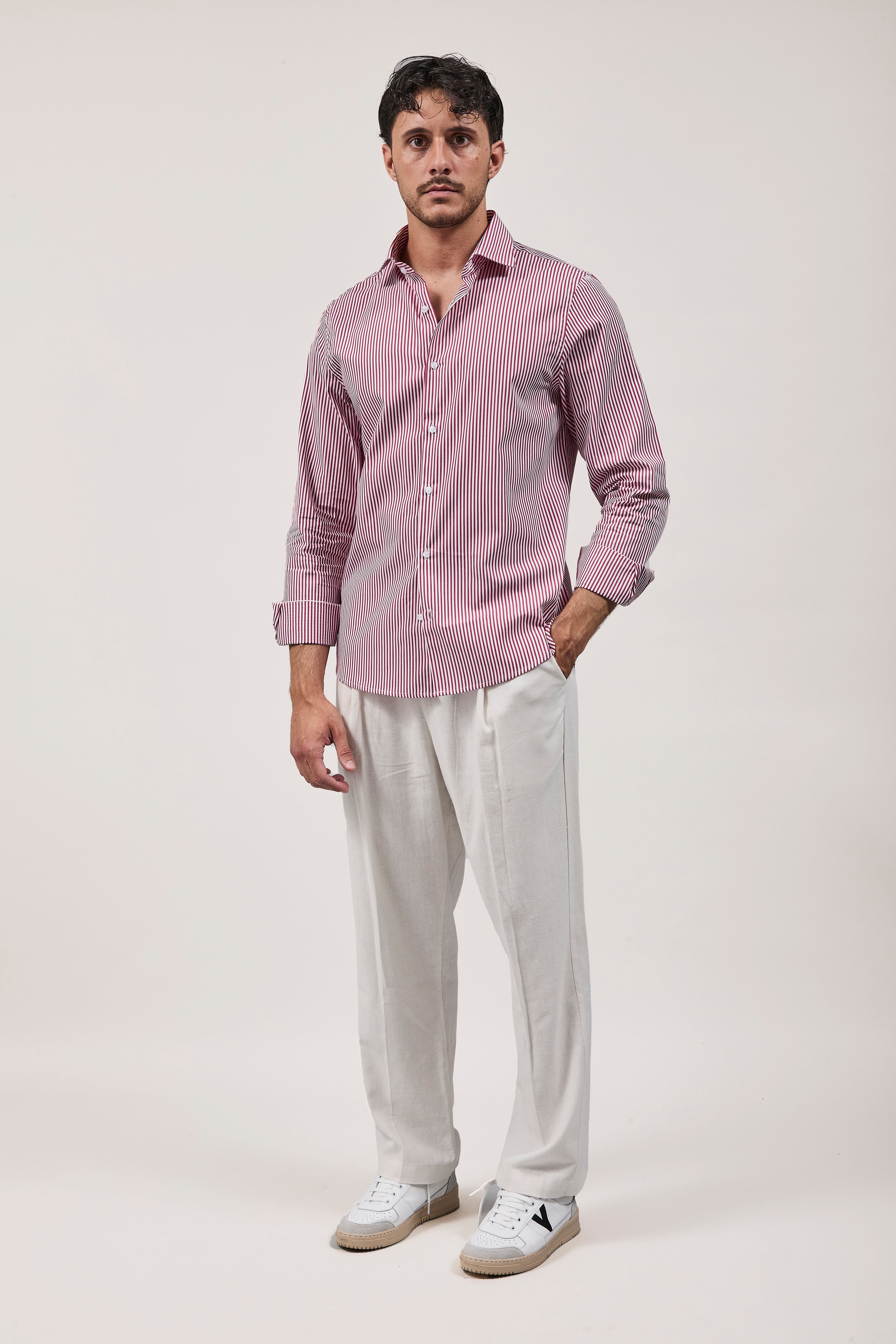 Camicia Why Not Brand Bordeaux CR10