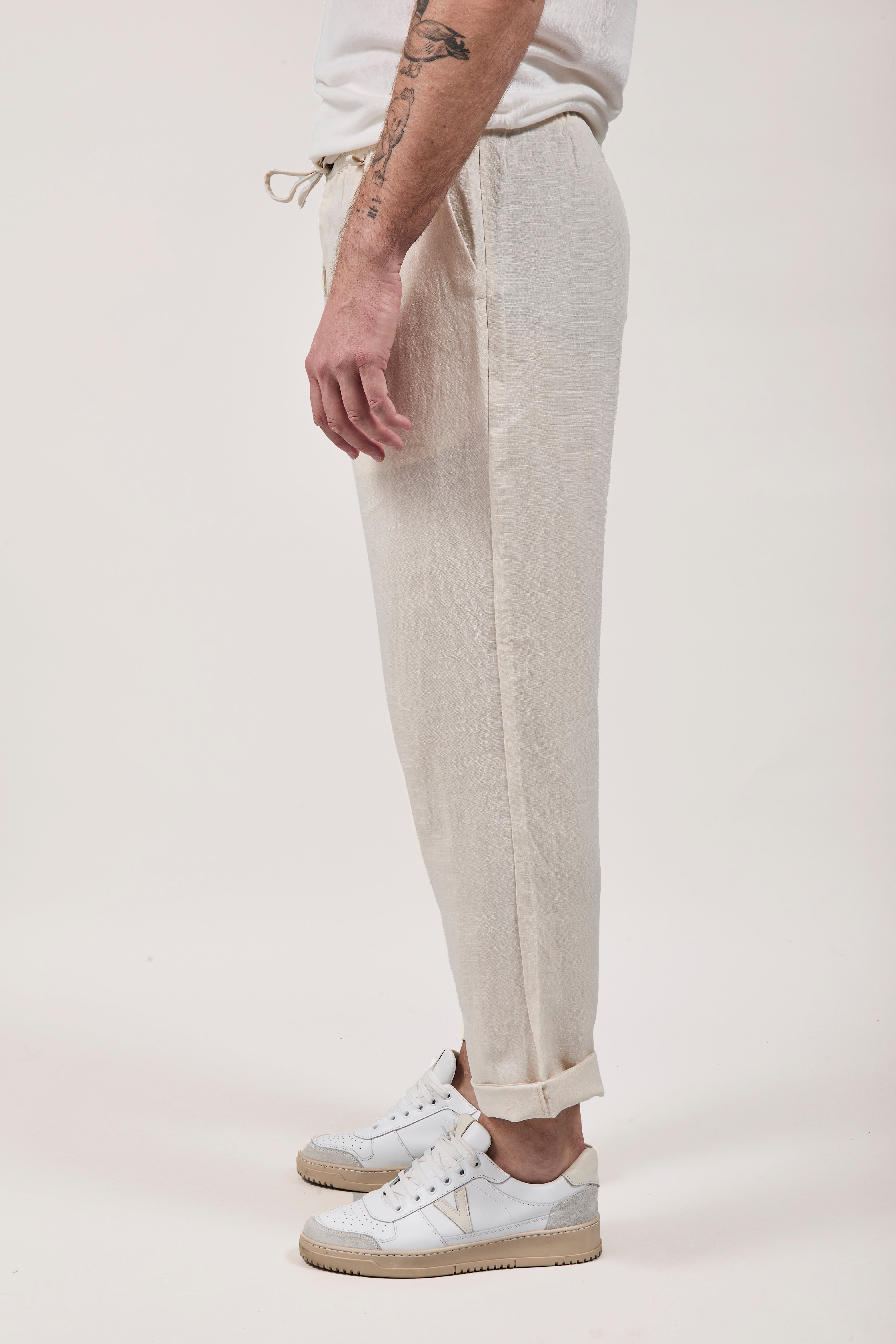 Pantalaccio Lino Berna 1419 Sabbia