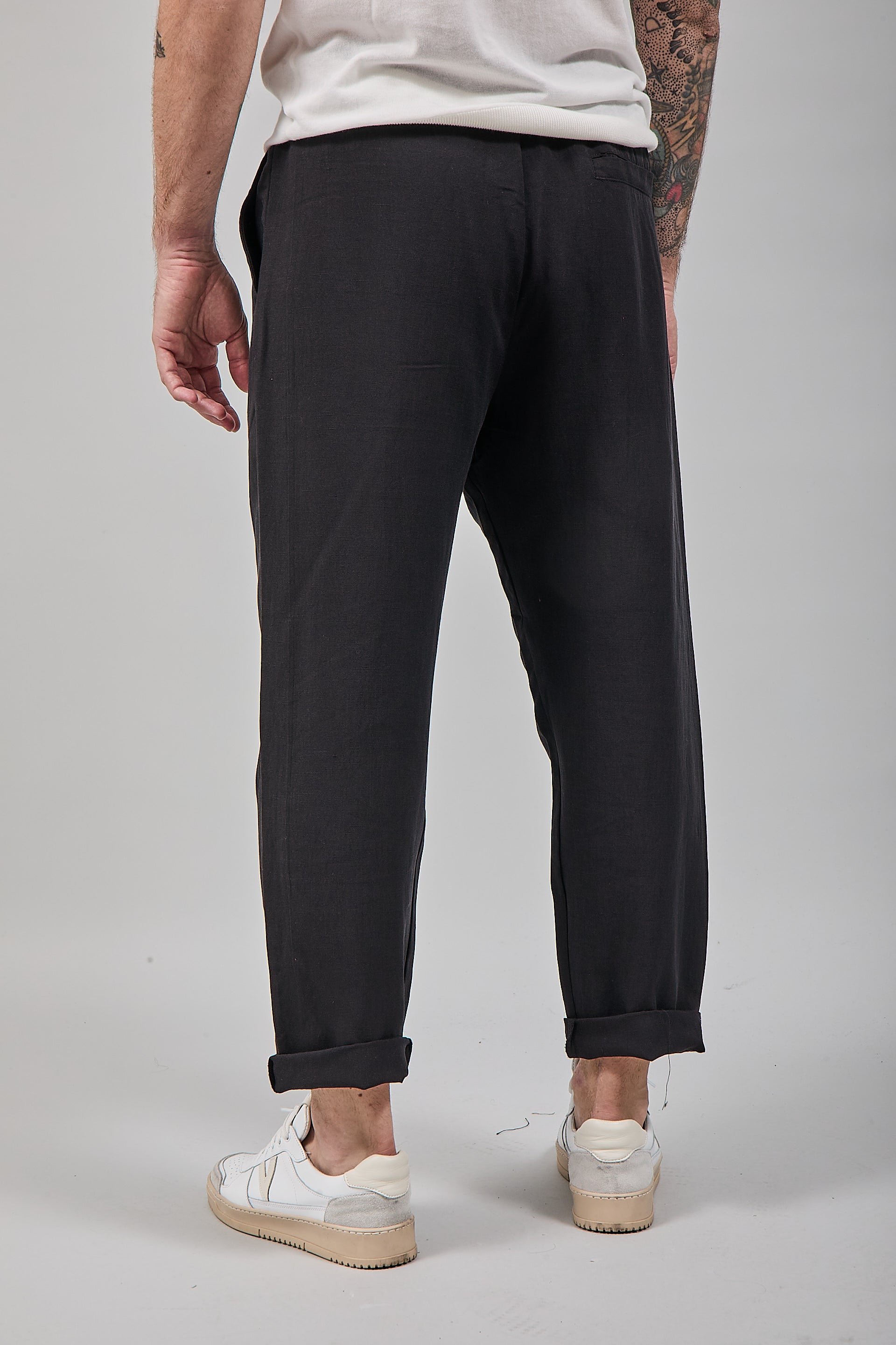 Pantalaccio Lino Berna 1419 Nero