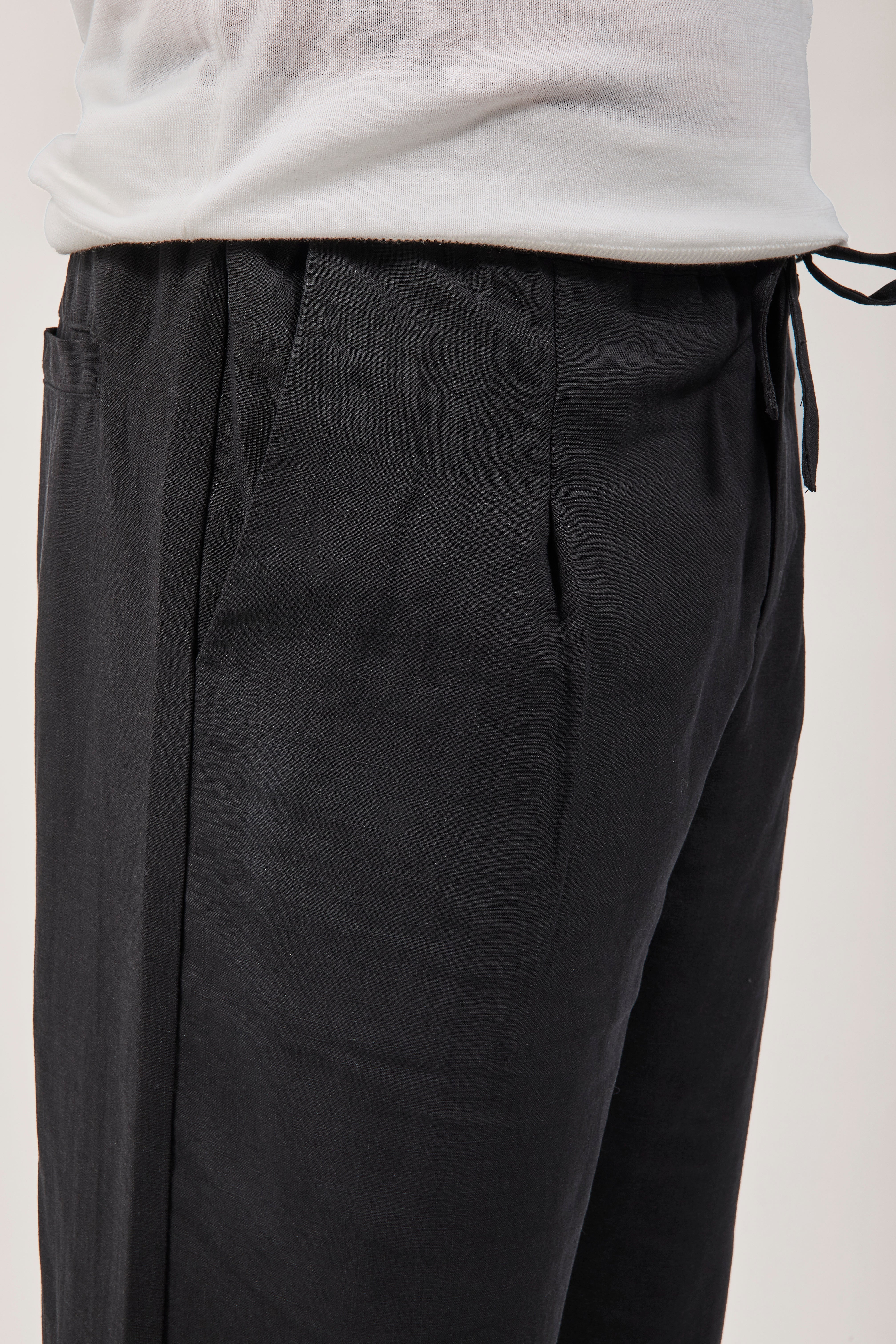Pantalaccio Lino Berna 1419 Nero
