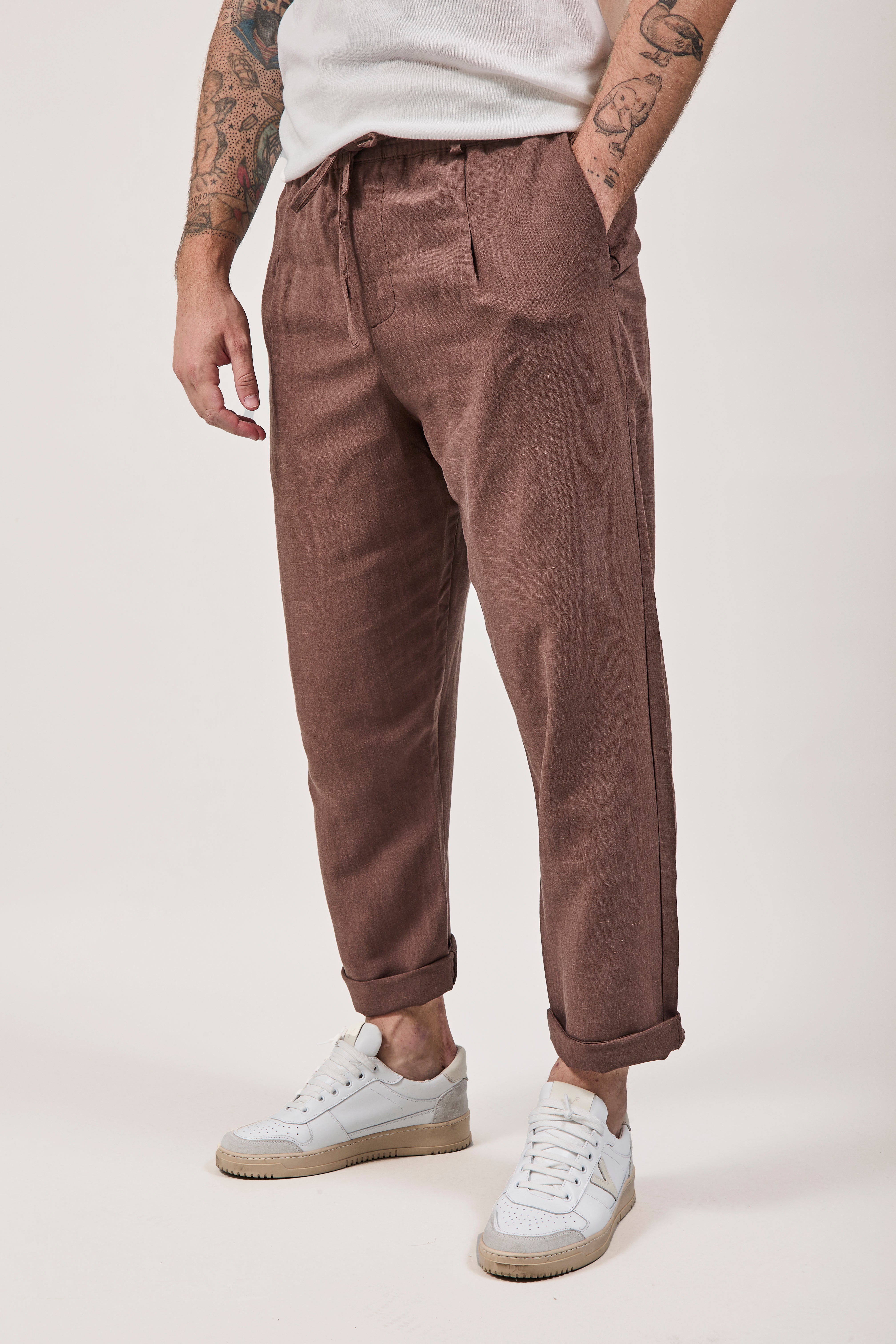 Pantalaccio Lino Berna 1419 Moro