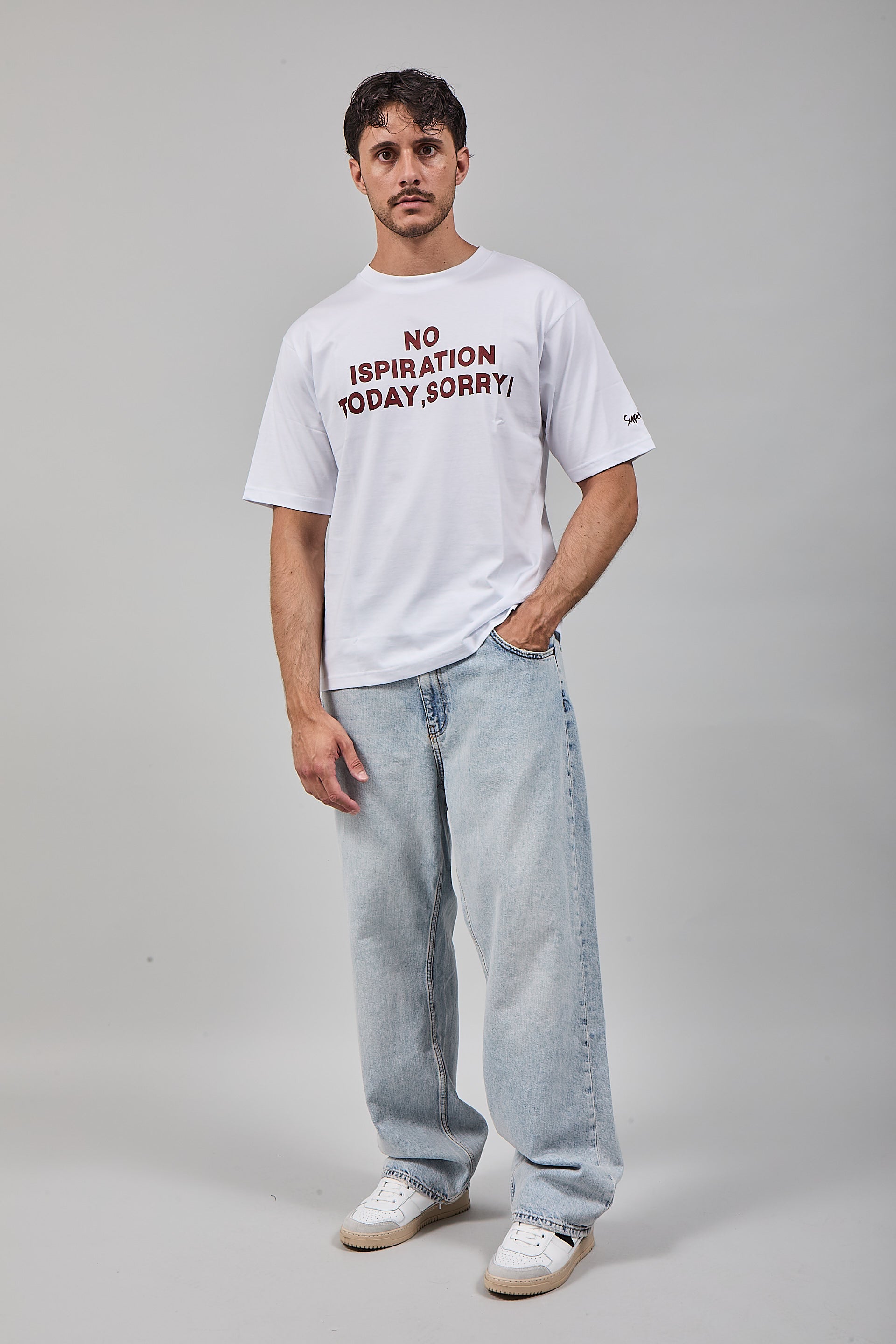 T-shirt Superculture Bianco A1951