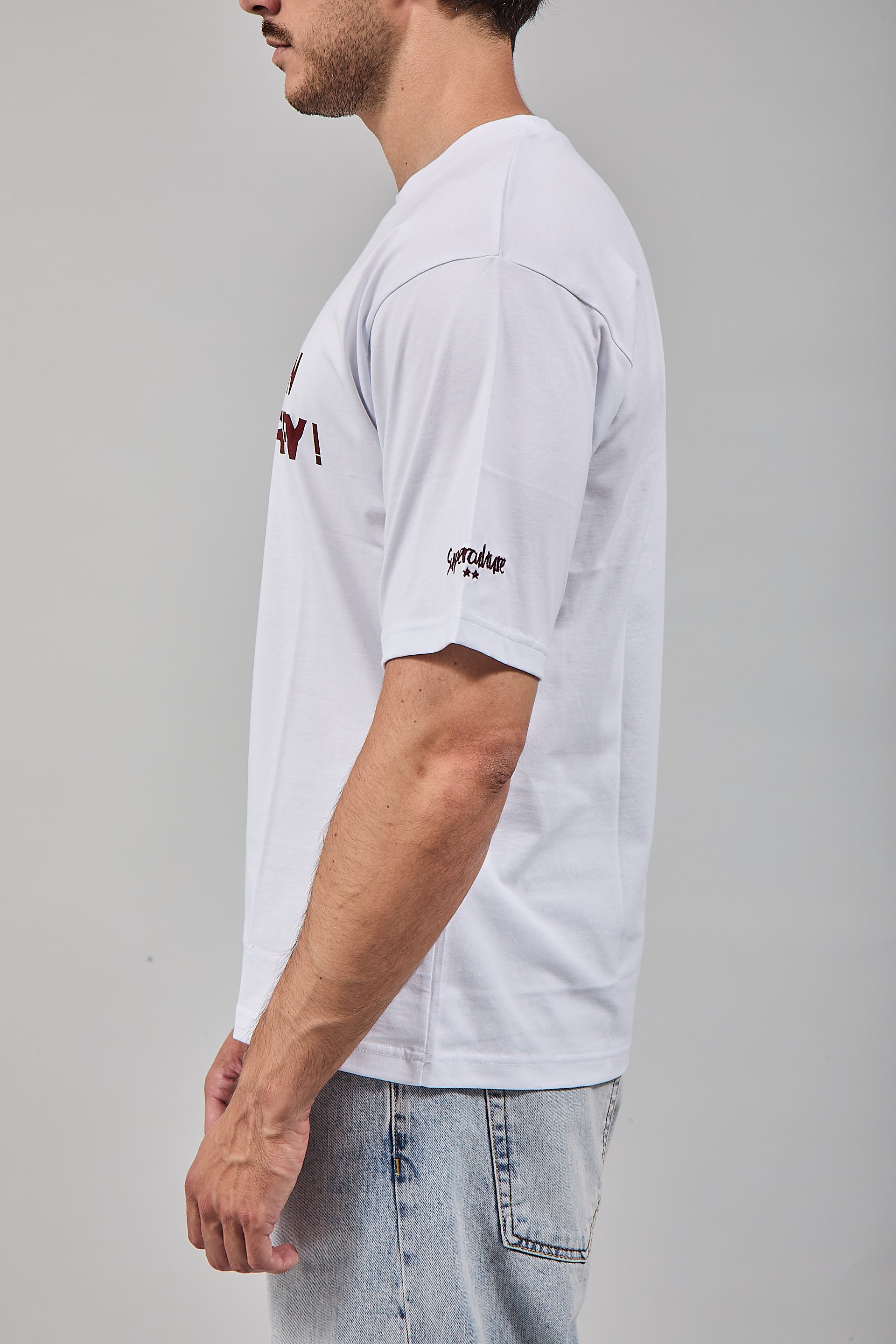 T-shirt Superculture Bianco A1951