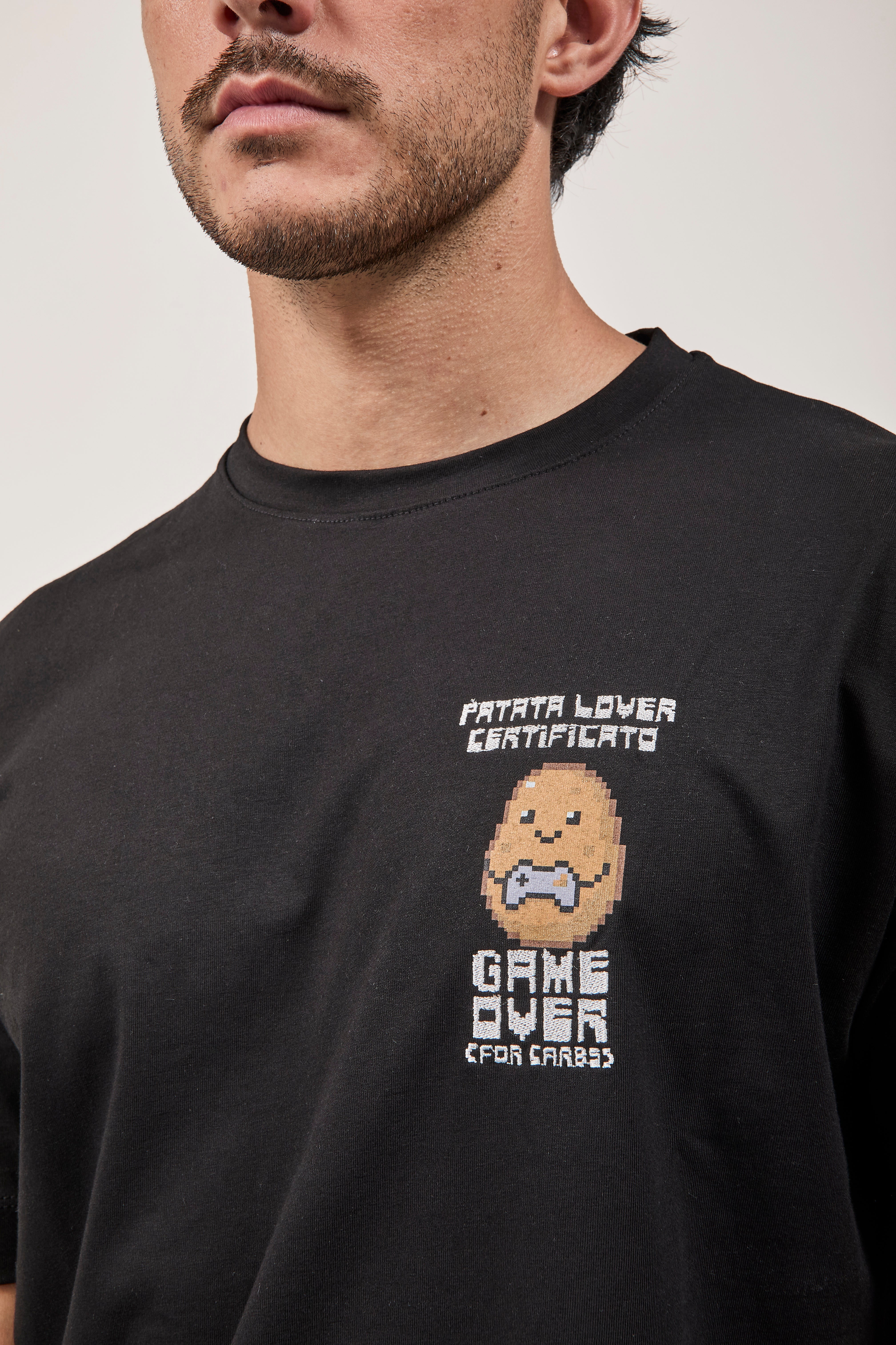 T-shirt Berna Patata Lover Nera