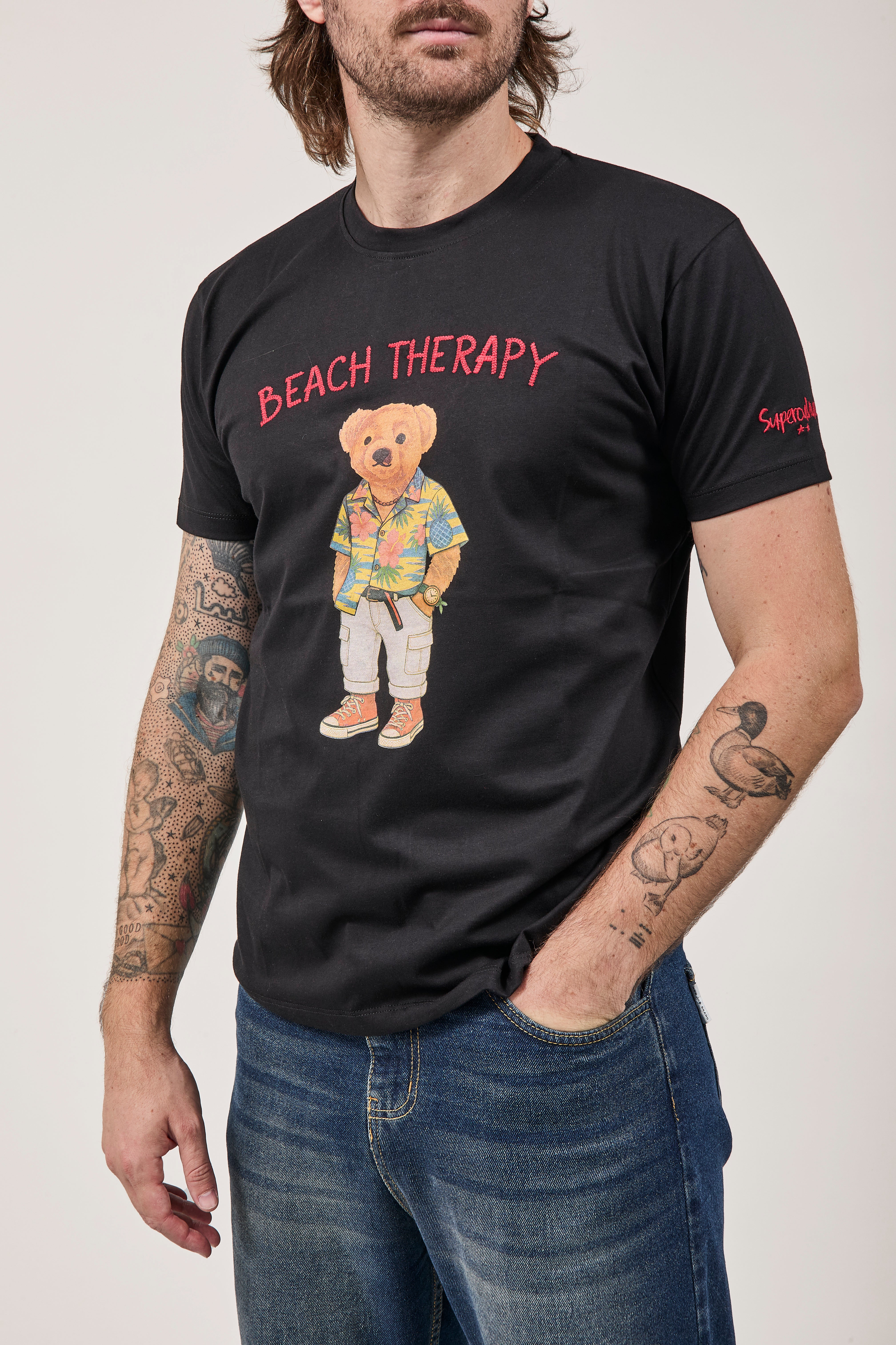 T-shirt Superculture Nero A1913