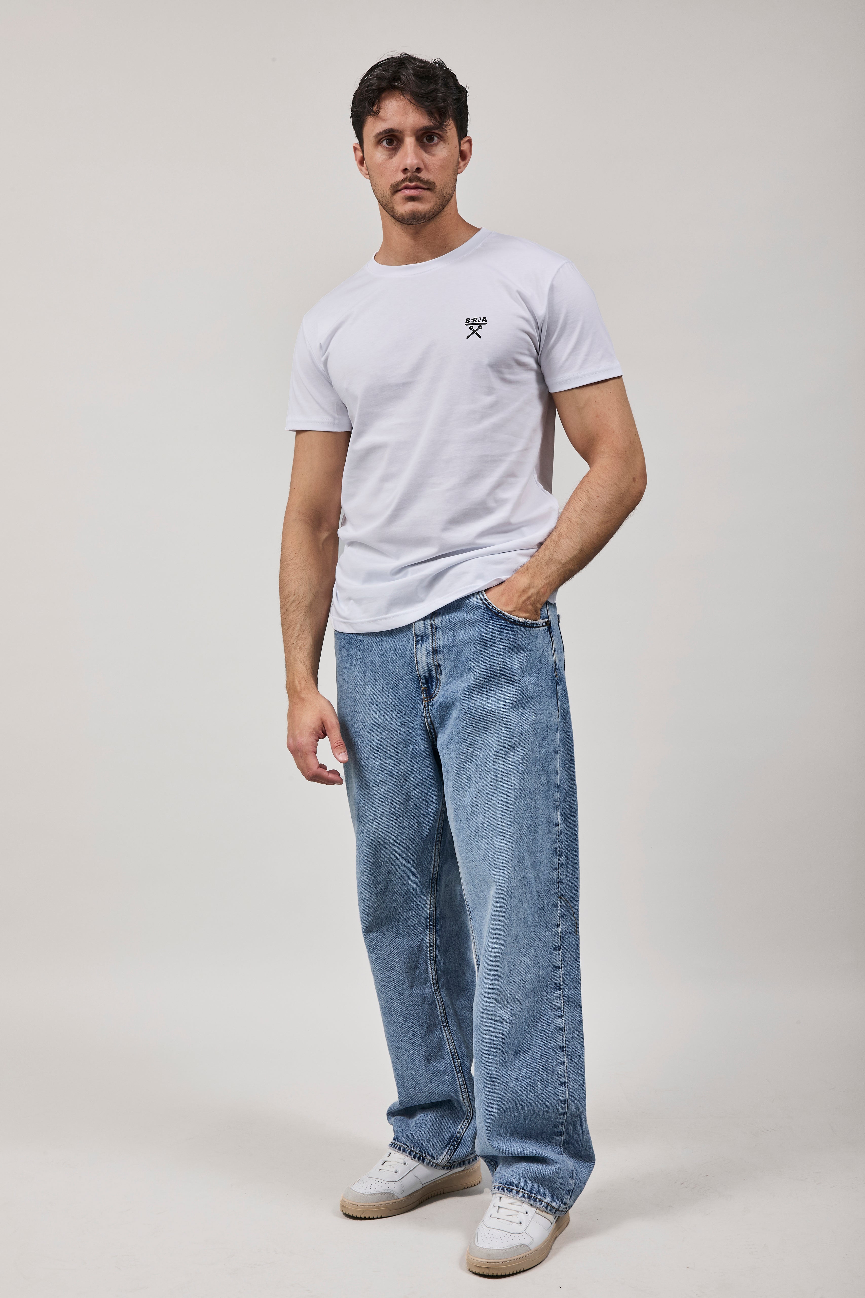 T-shirt Berna Logo Bianca