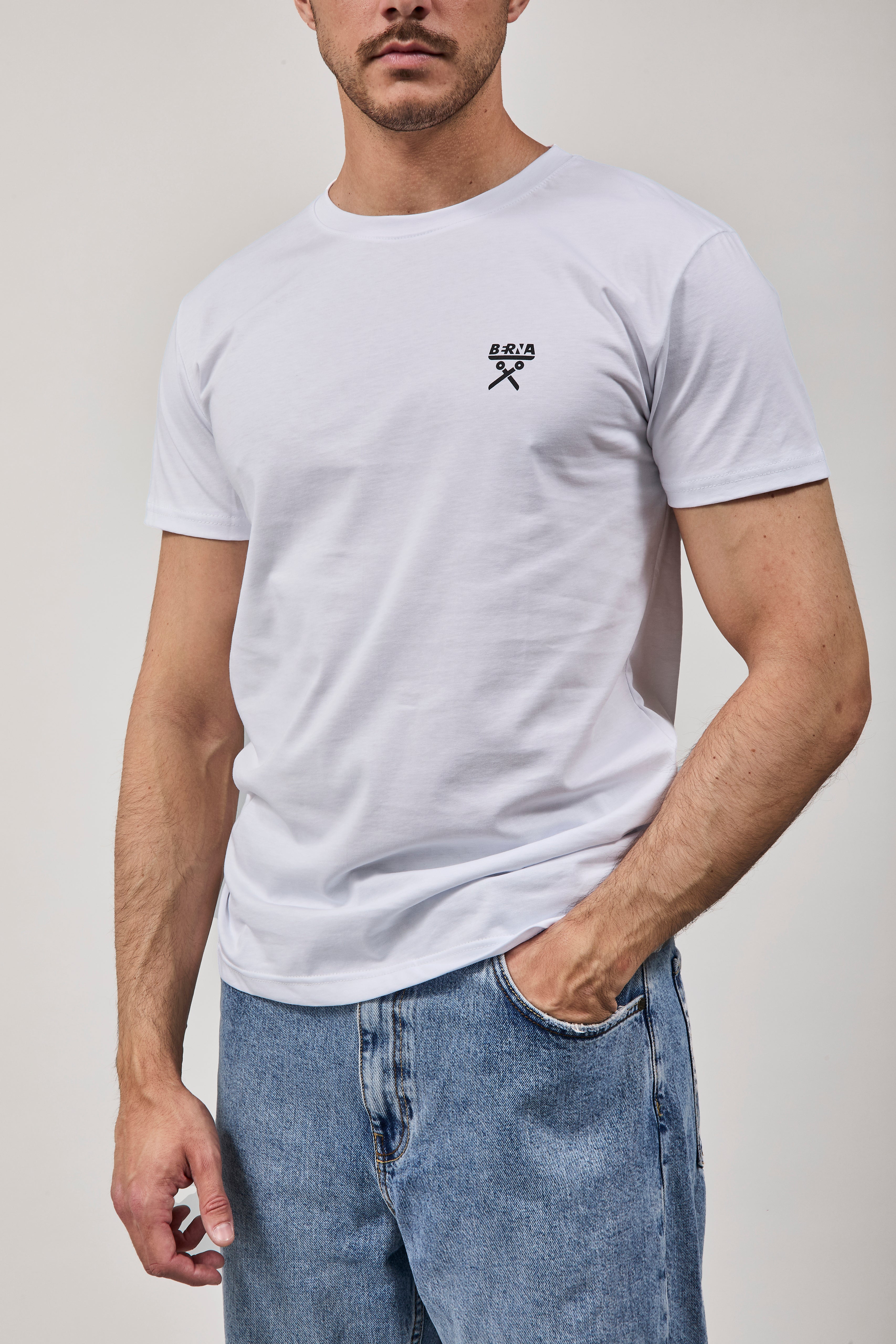 T-shirt Berna Logo Bianca