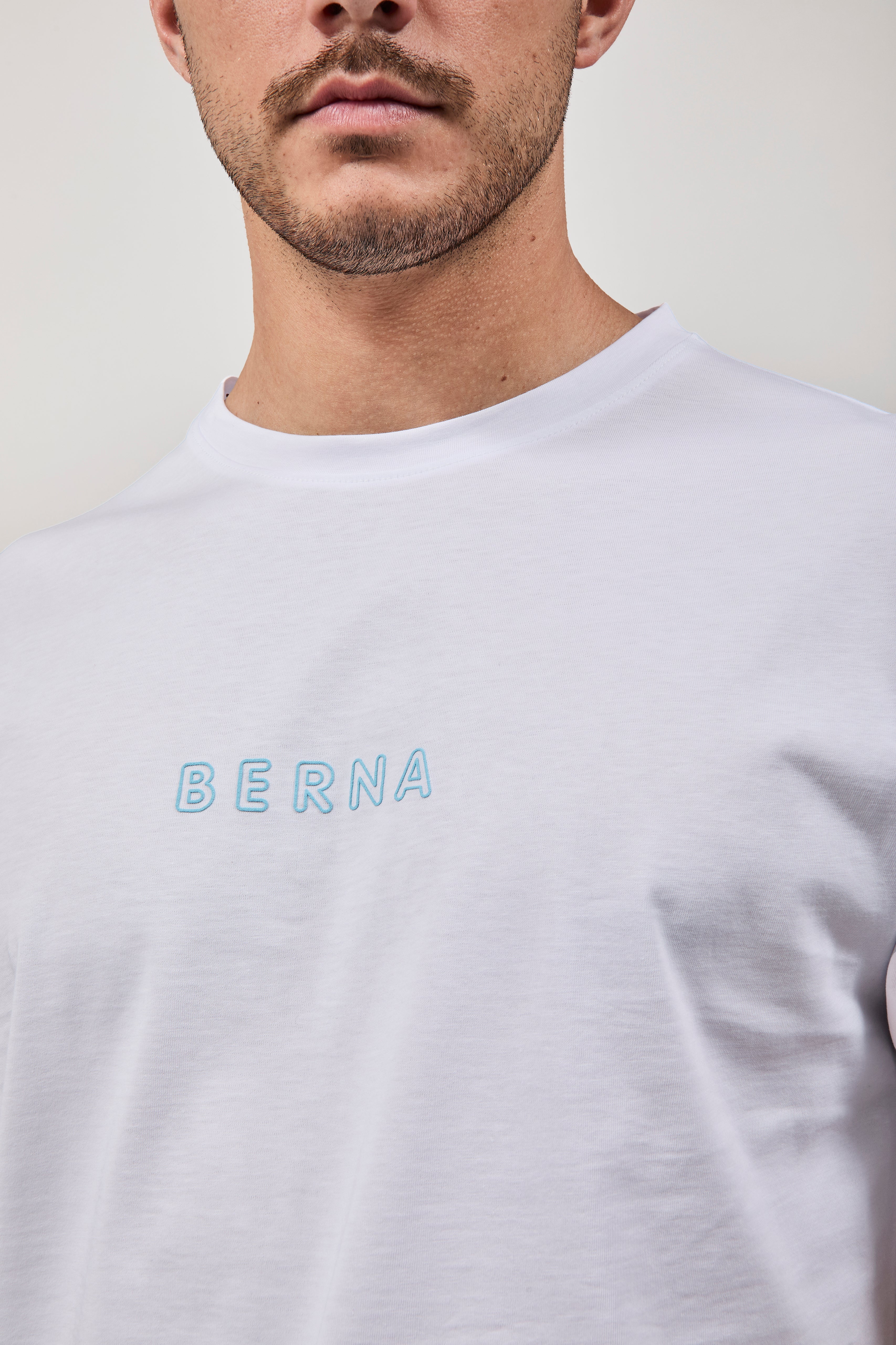 T-shirt Berna Aquila Azteca Bianca