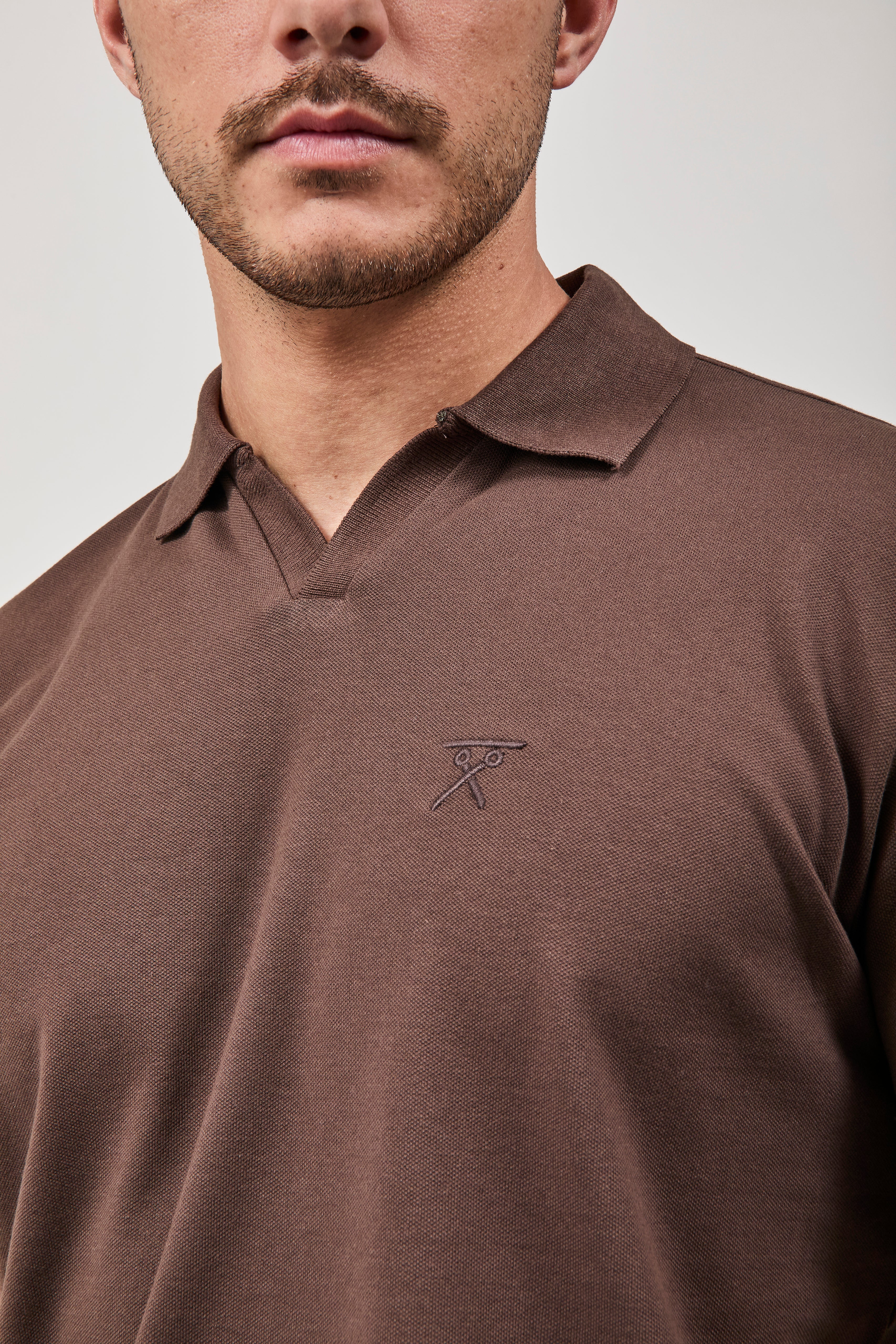 Polo Berna Derby Piquet Moka
