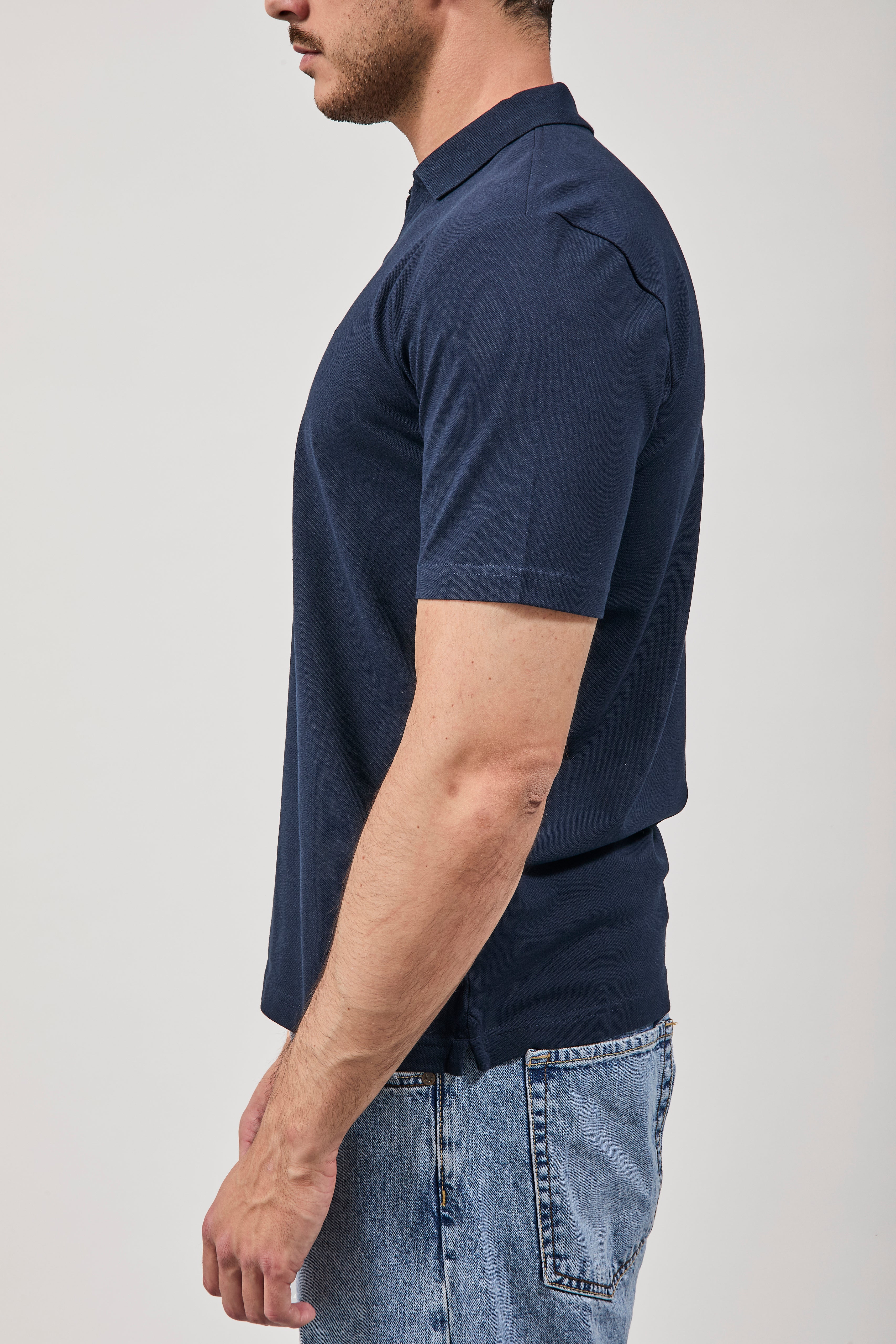 Polo Berna Derby Piquet Navy