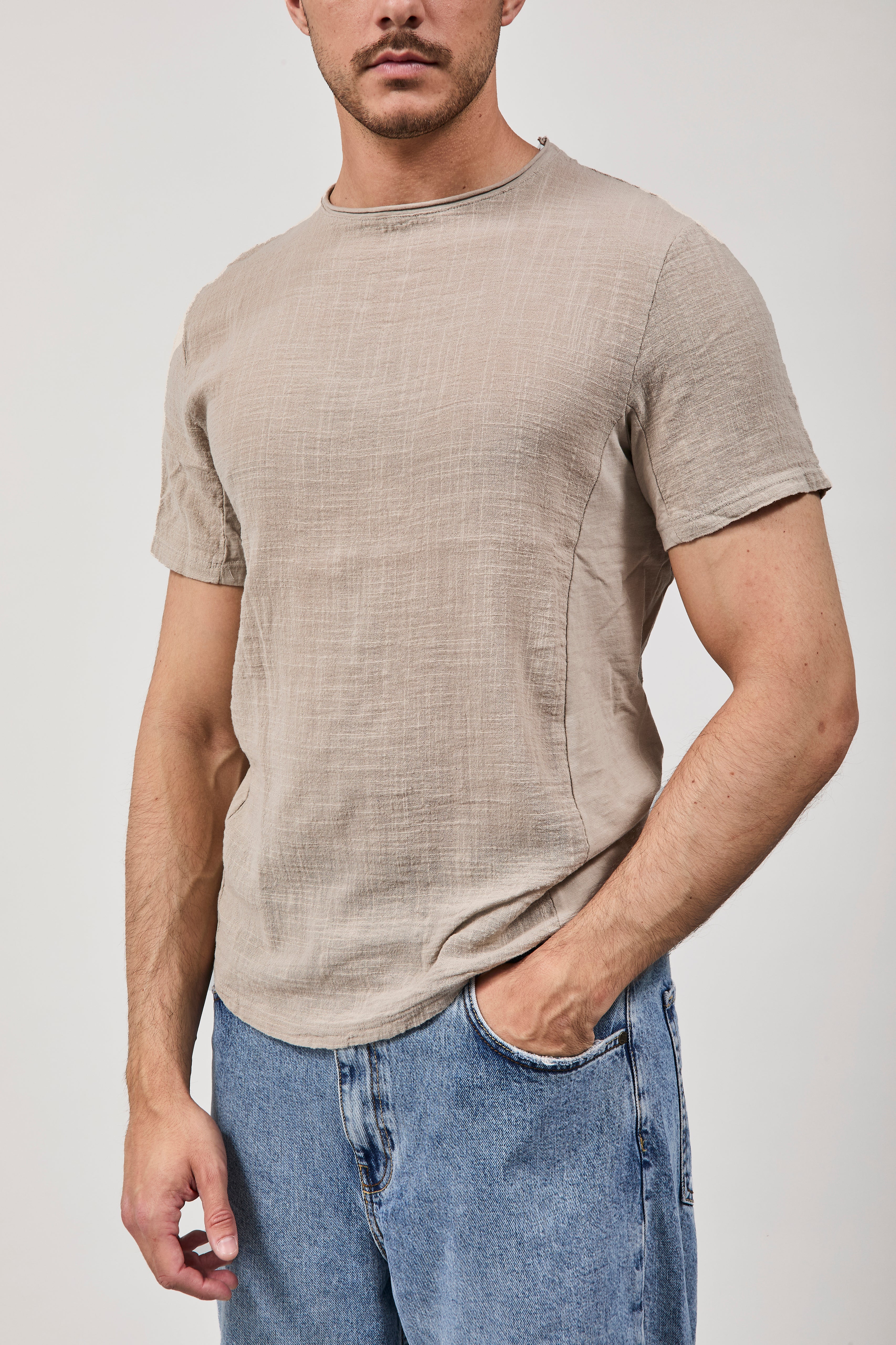 T-shirt Imperial Goffrata Beige T84