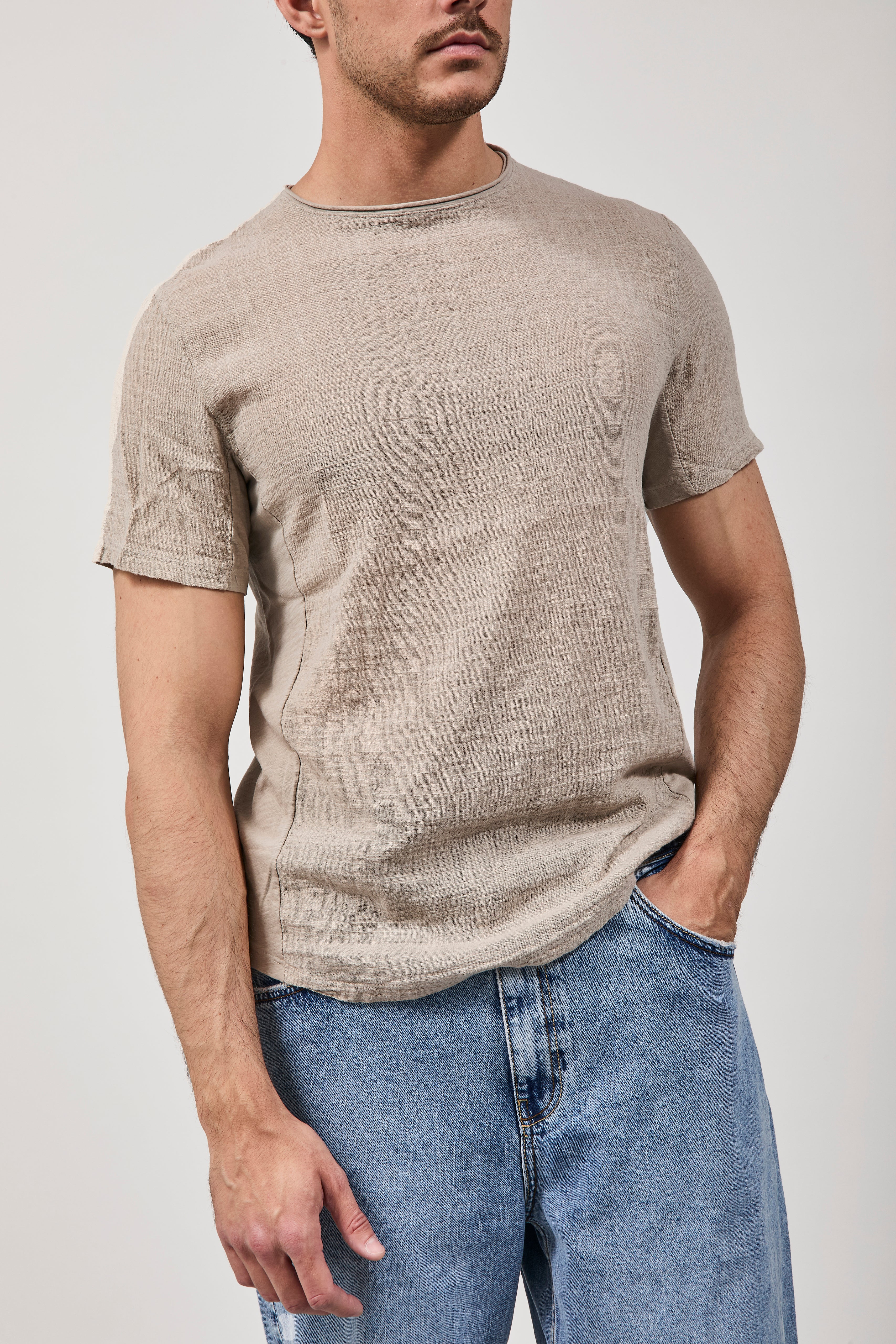 T-shirt Imperial Goffrata Beige T84