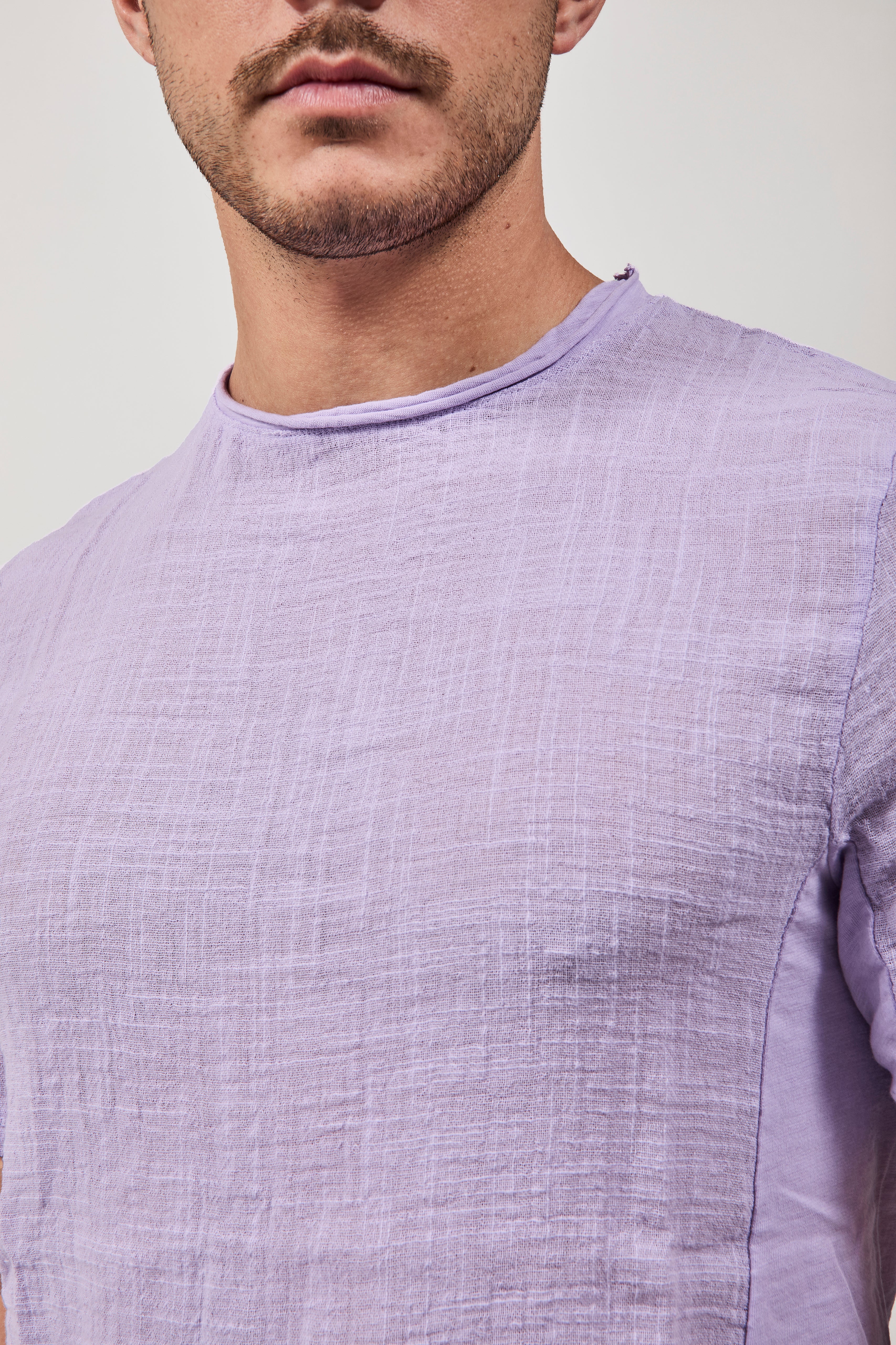 T-shirt Imperial Goffrata Malva T84