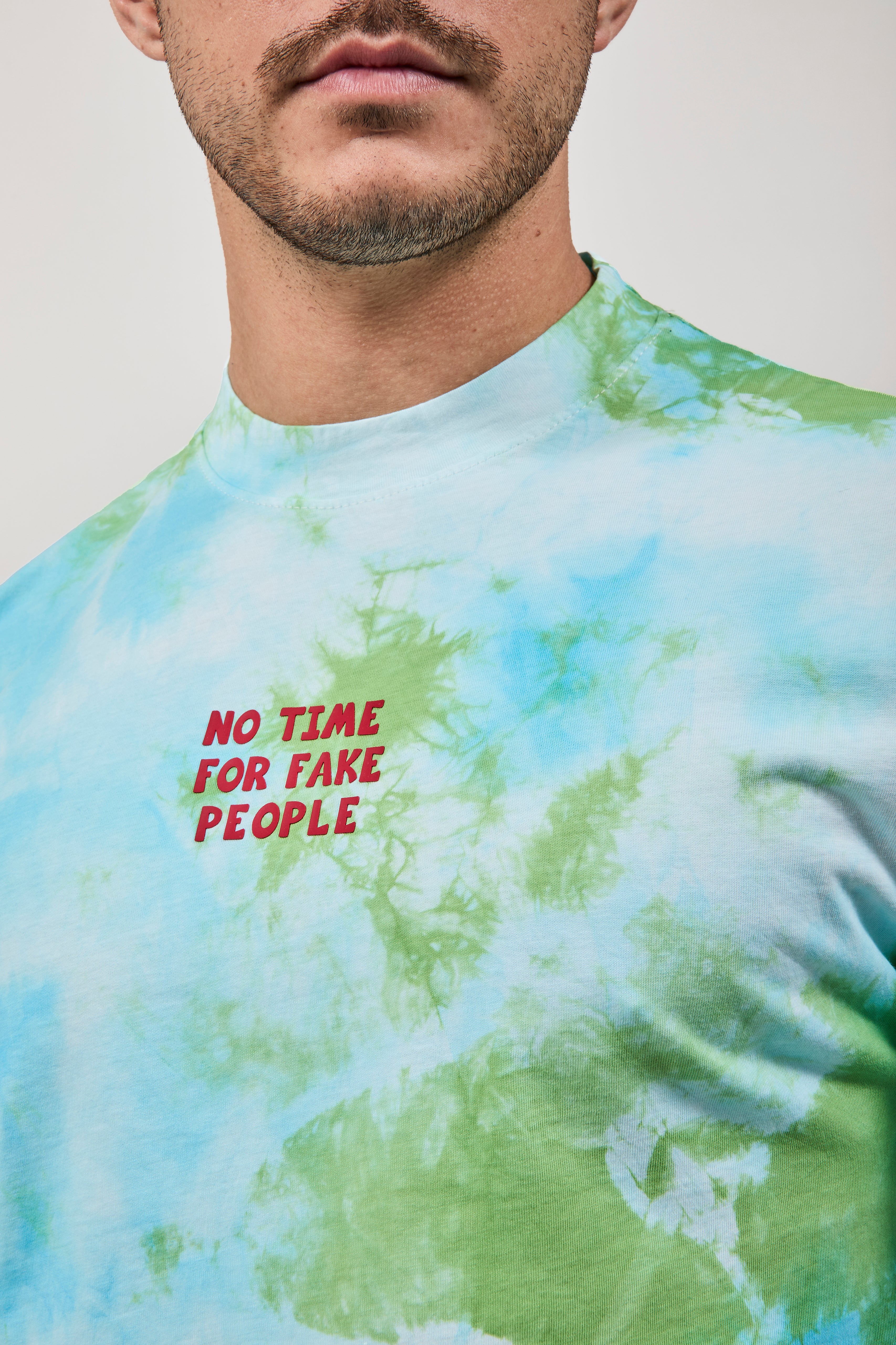 T-shirt Berna Tie Dye Verde