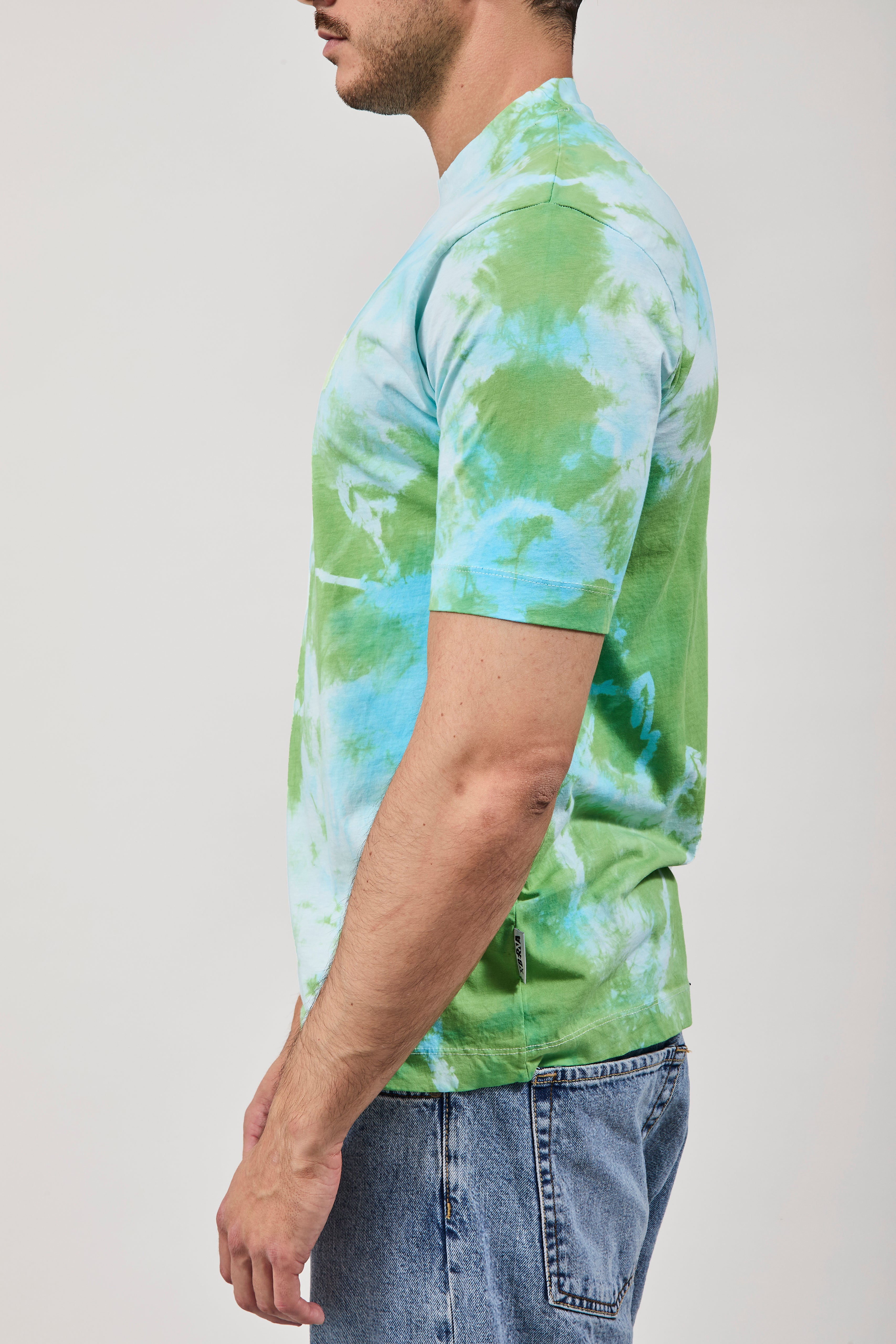 T-shirt Berna Tie Dye Verde