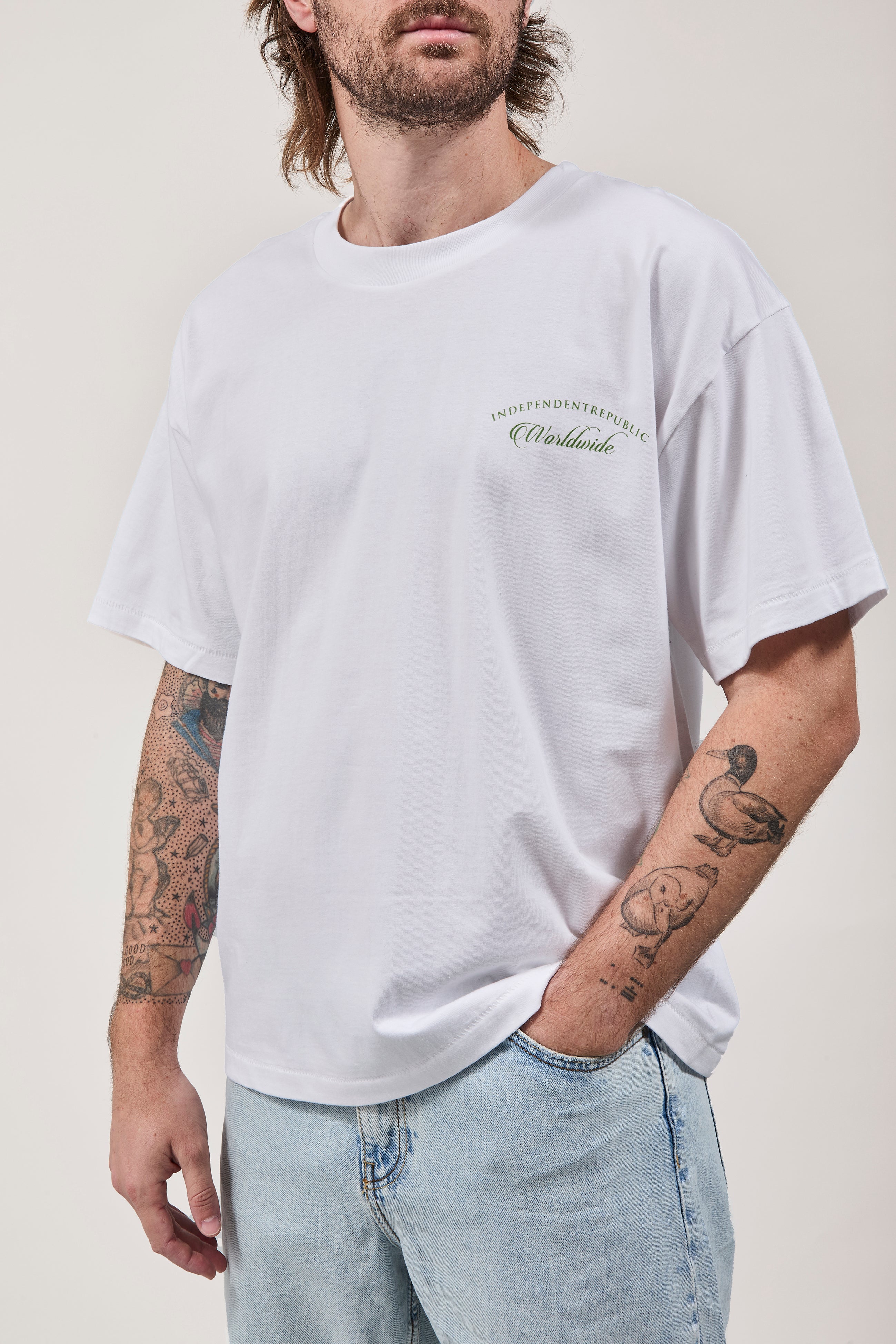 T-shirt Independent Republic Marrakech Bianca