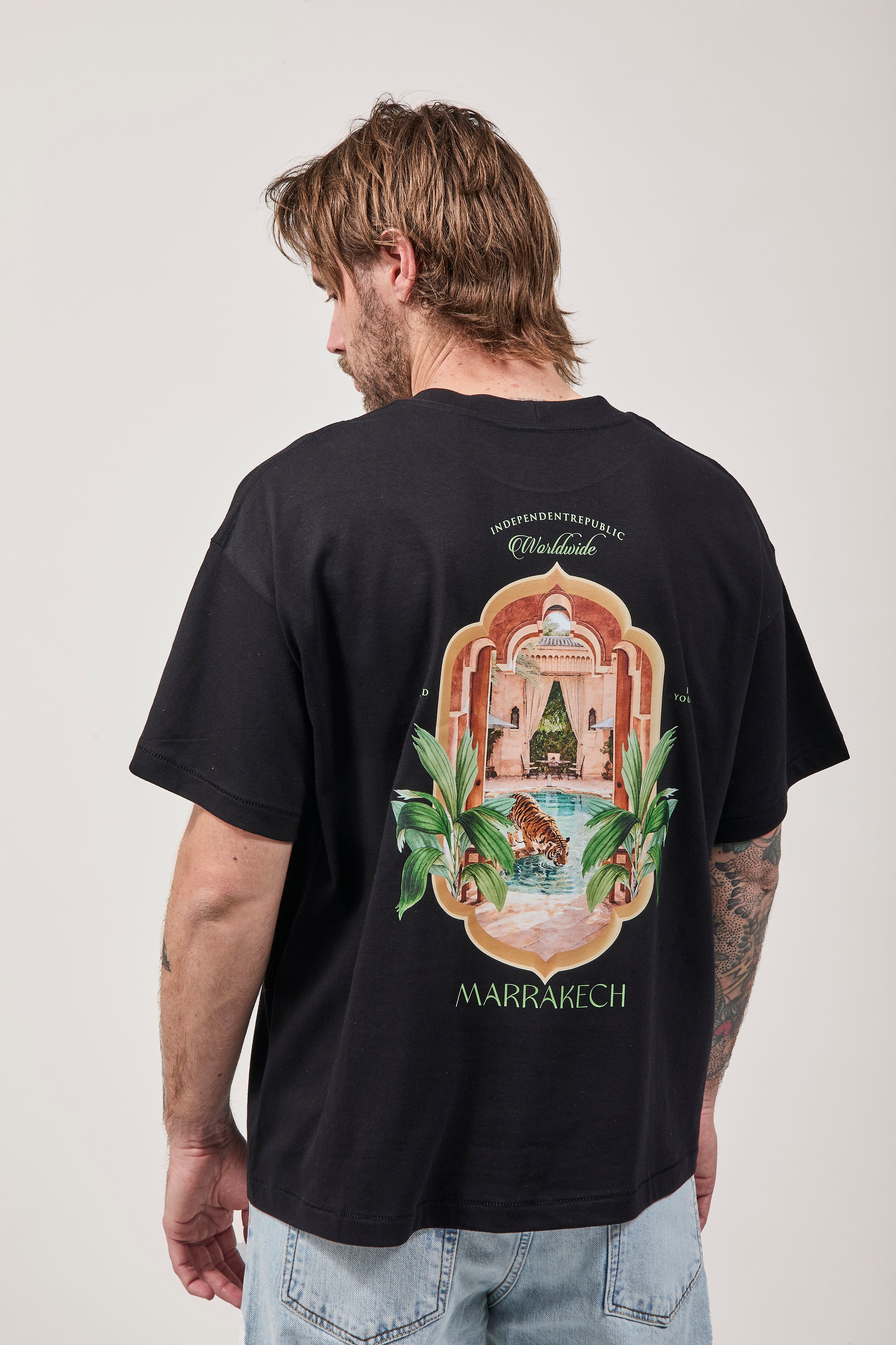 T-shirt Independent Republic Marrakech Nera