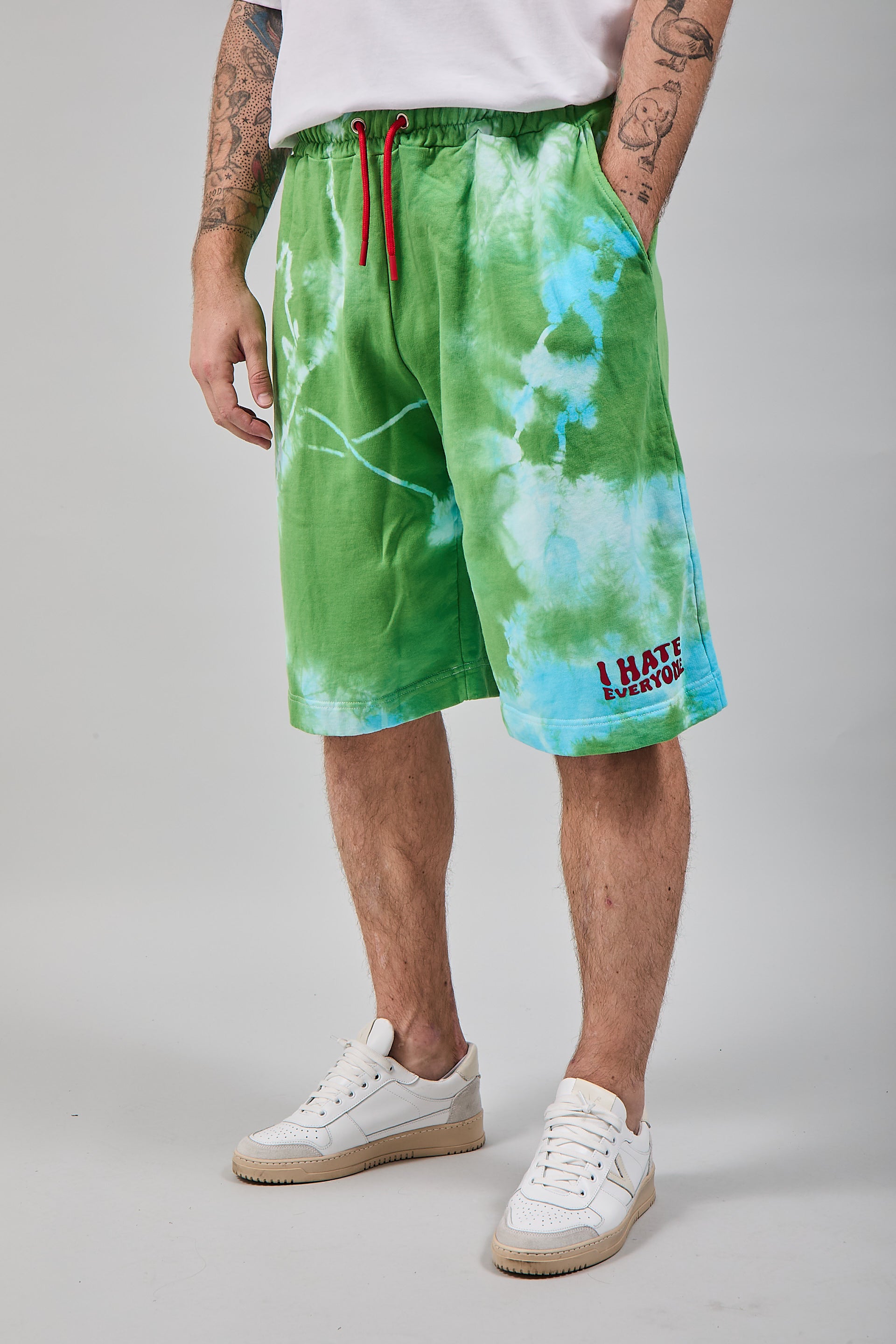 Bermuda Berna Baggy Tie Dye Verde